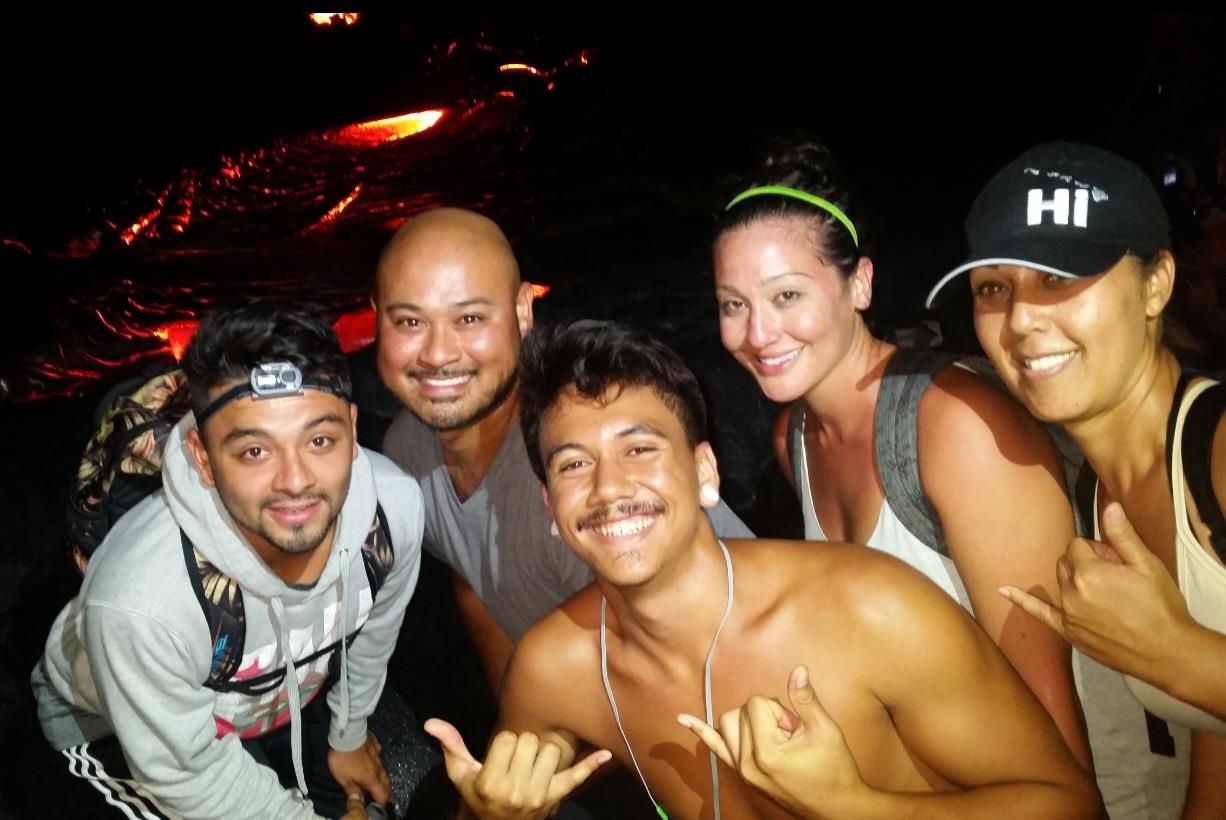 A group of people posing for a photo