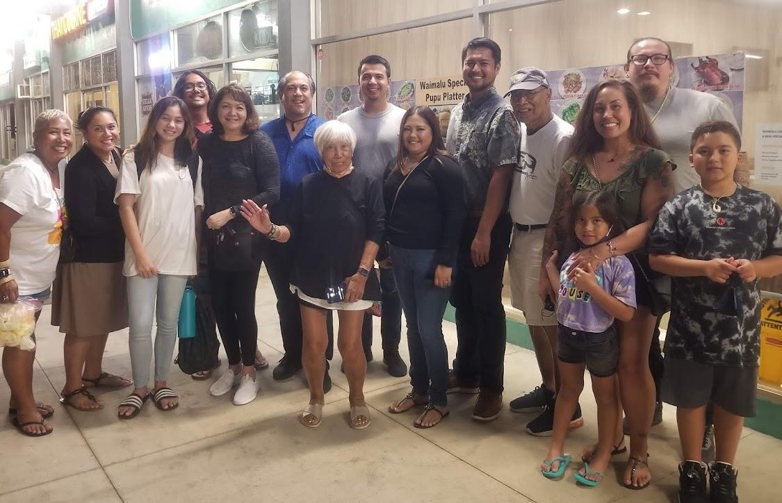 A group of people standing together