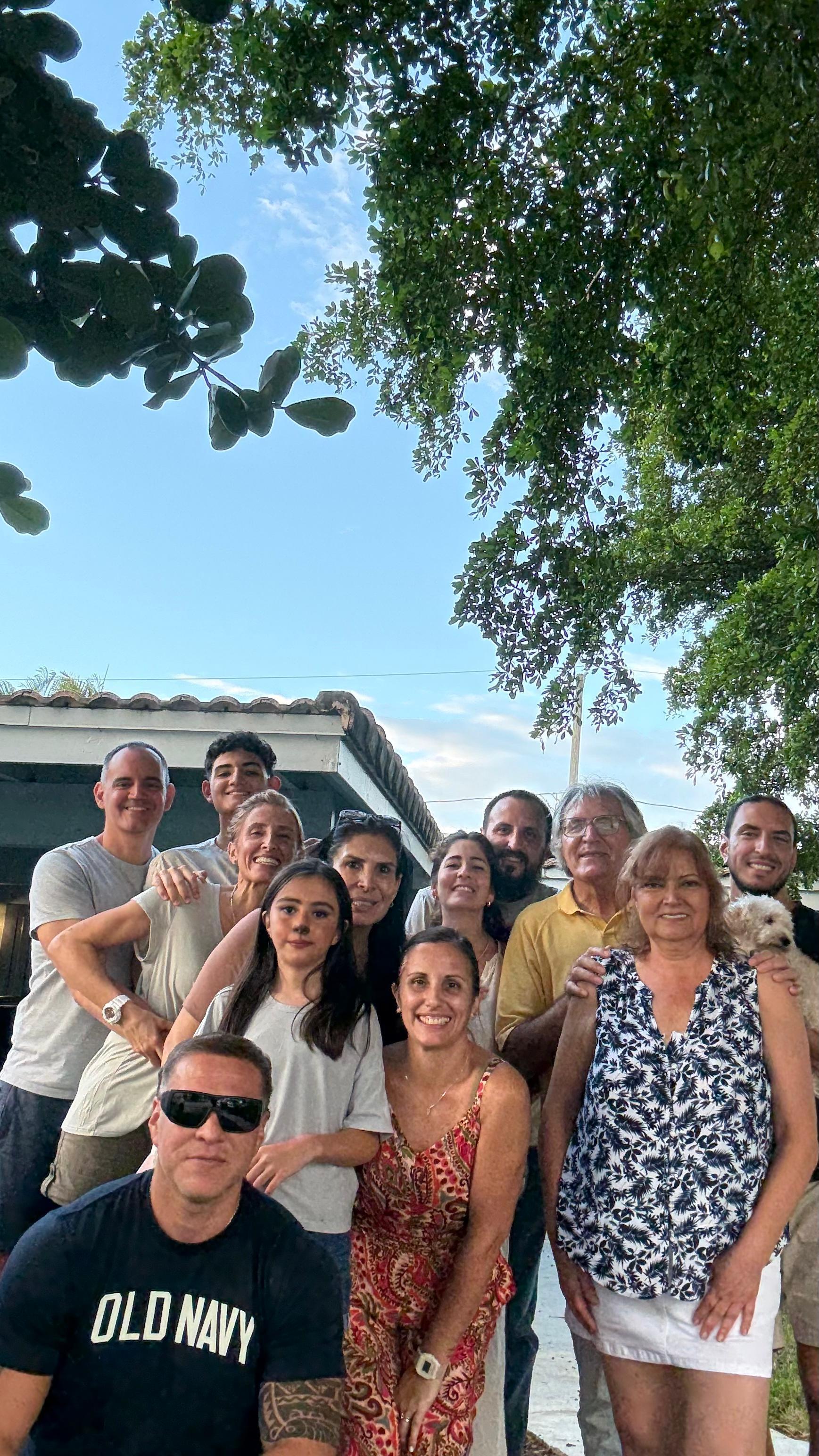 A group of people posing for a photo