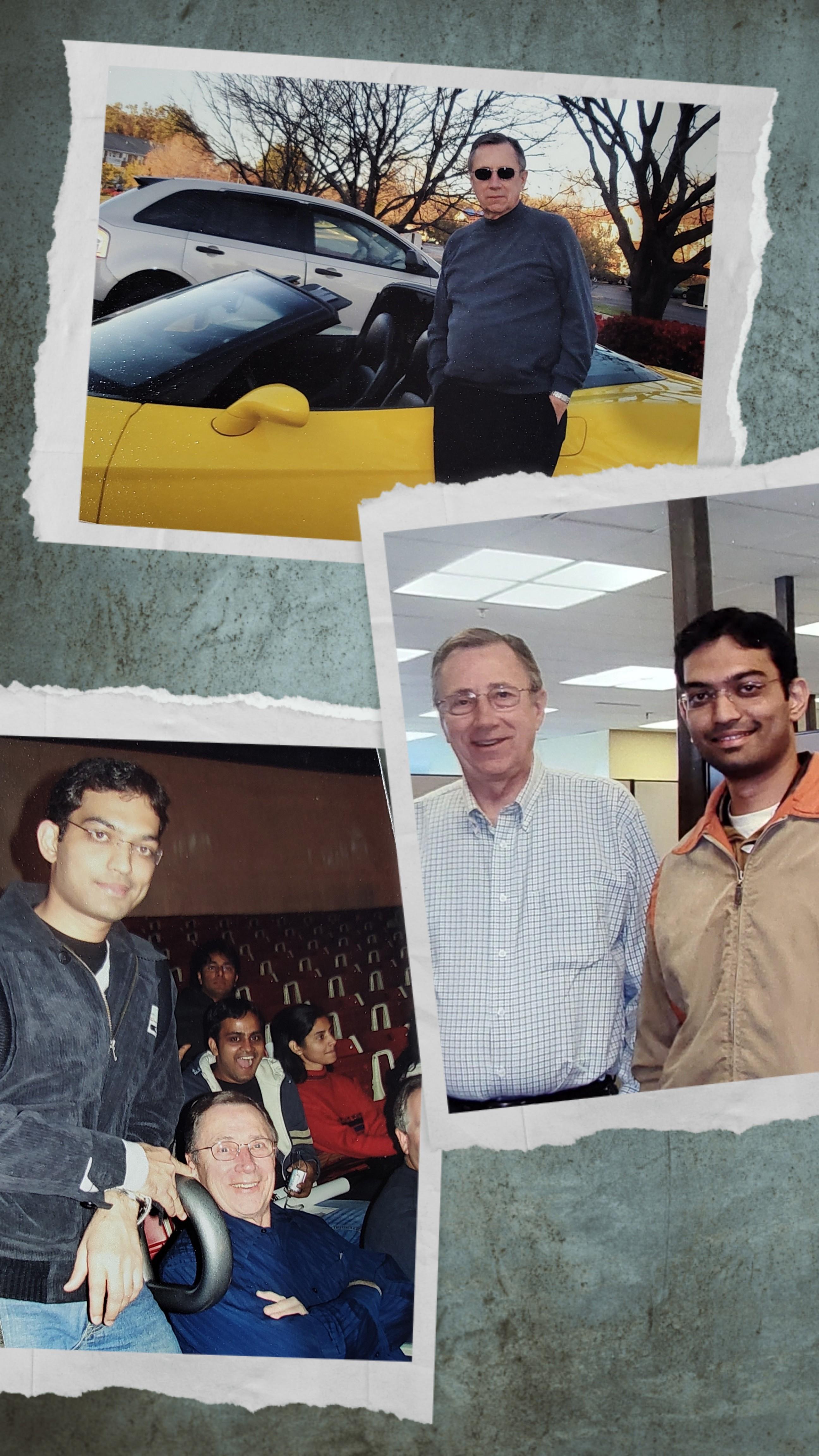 A collage of photos of people