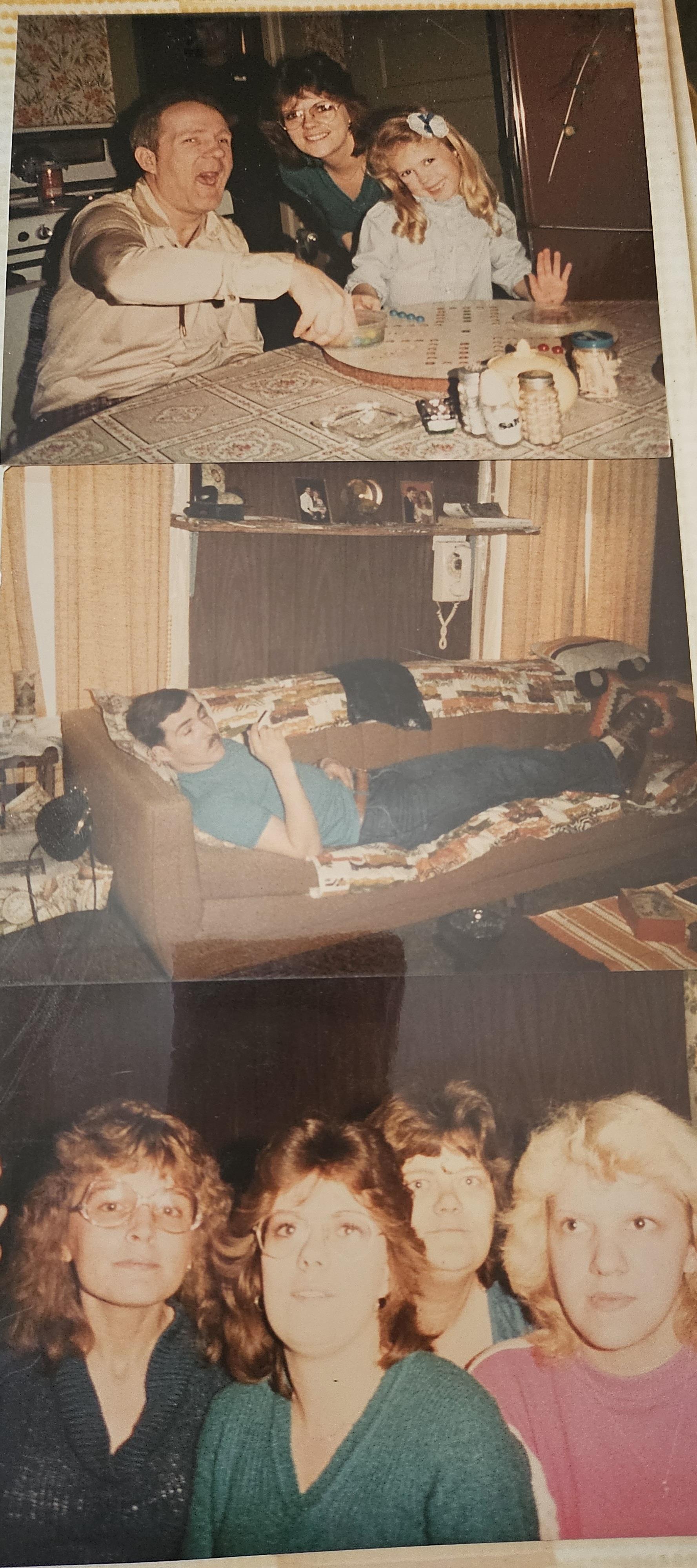A man lying on a couch