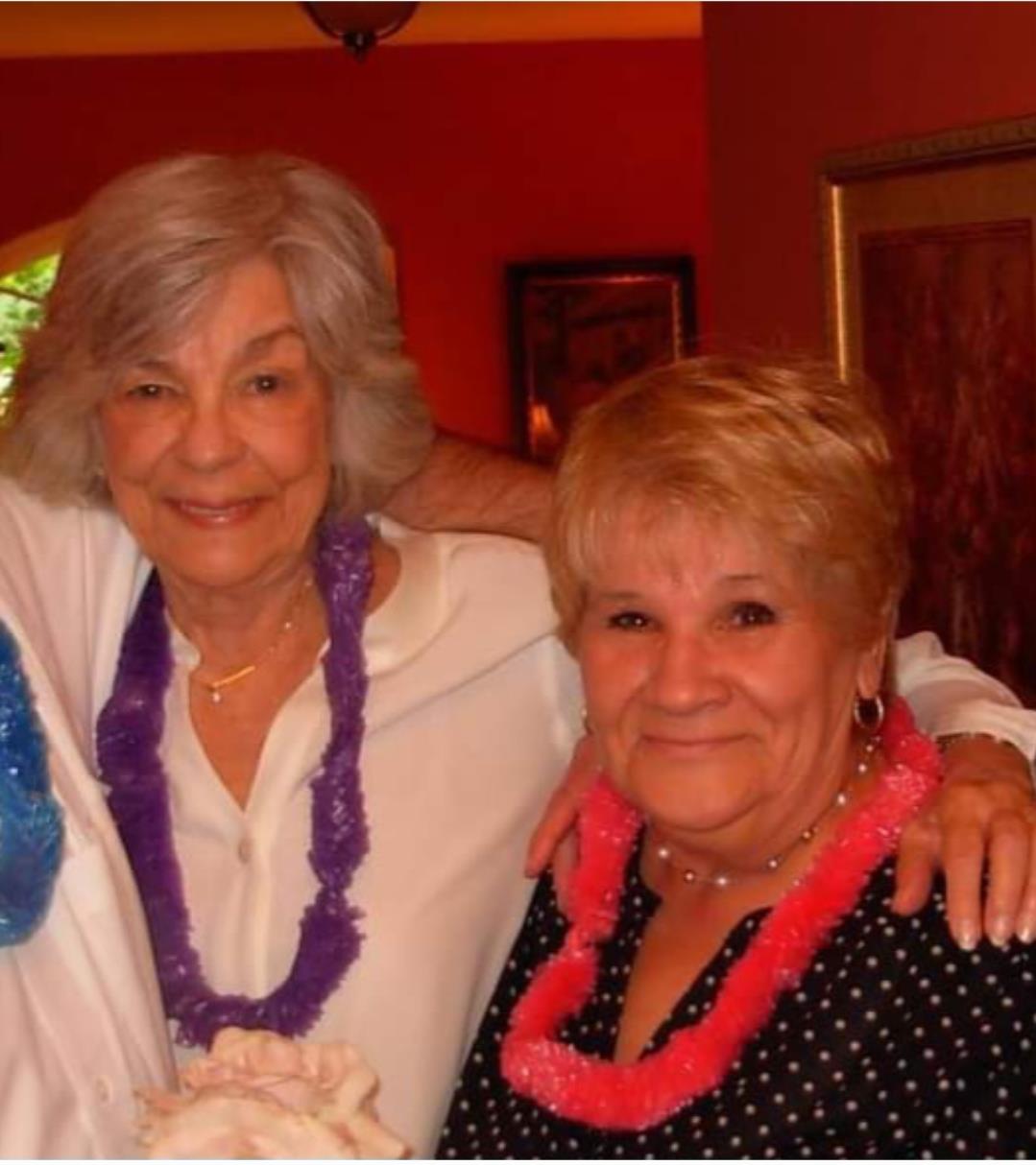 Two women posing for a picture