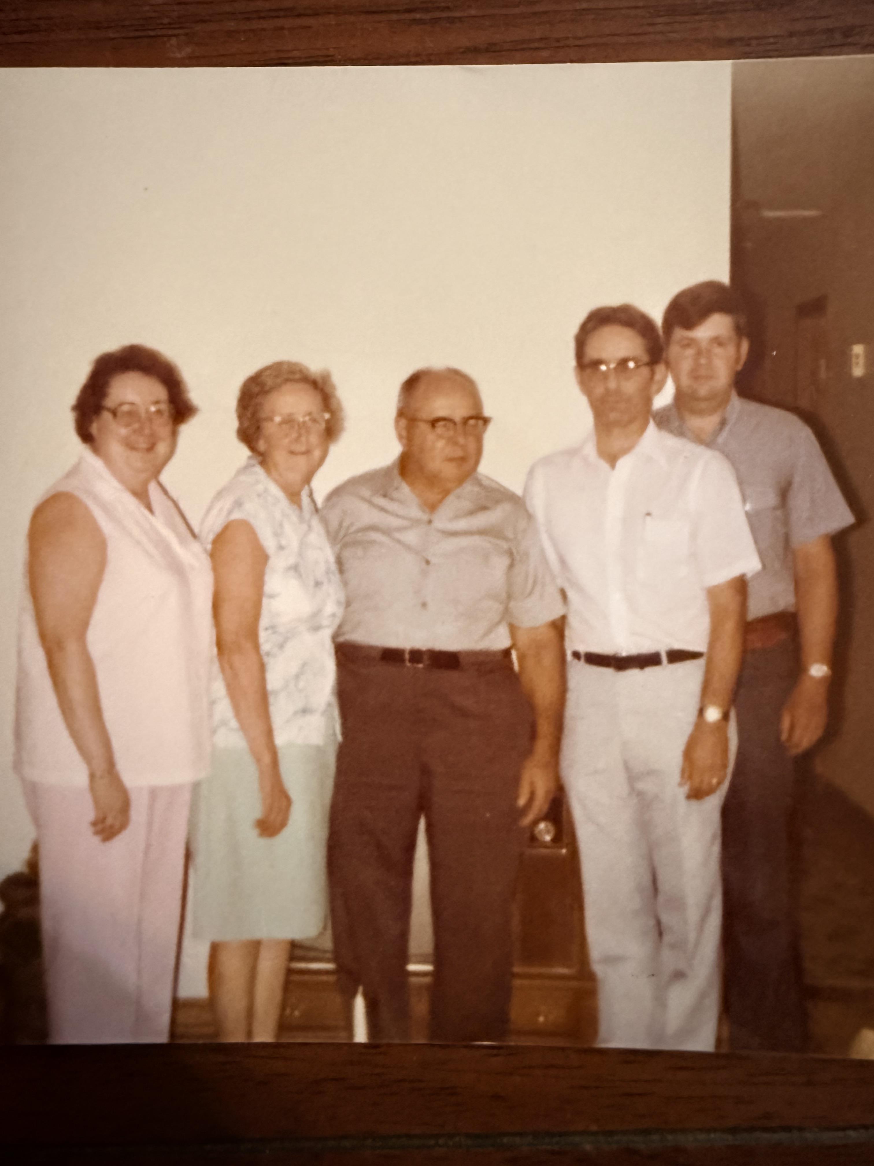 A group of people standing together
