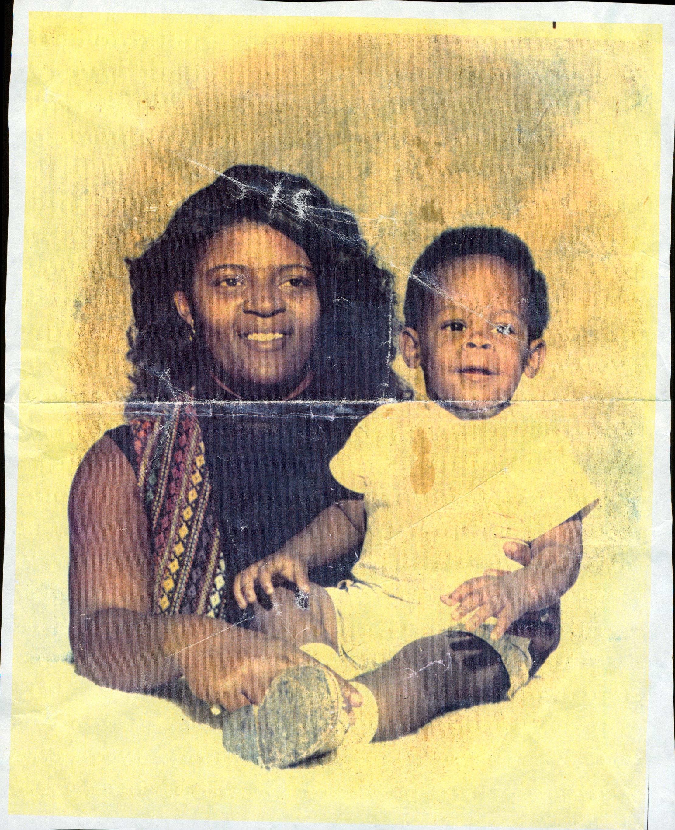 A woman and a baby