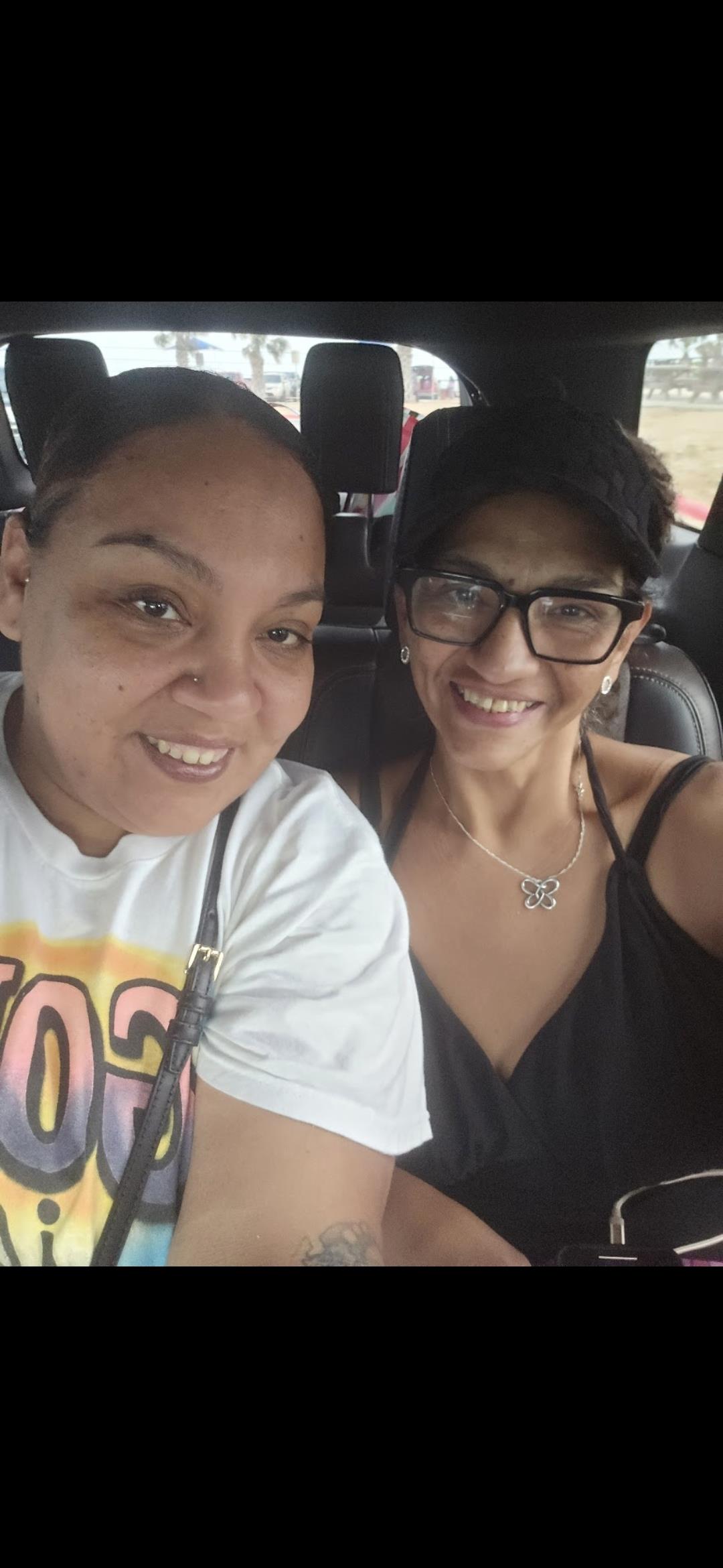 Two women taking a selfie