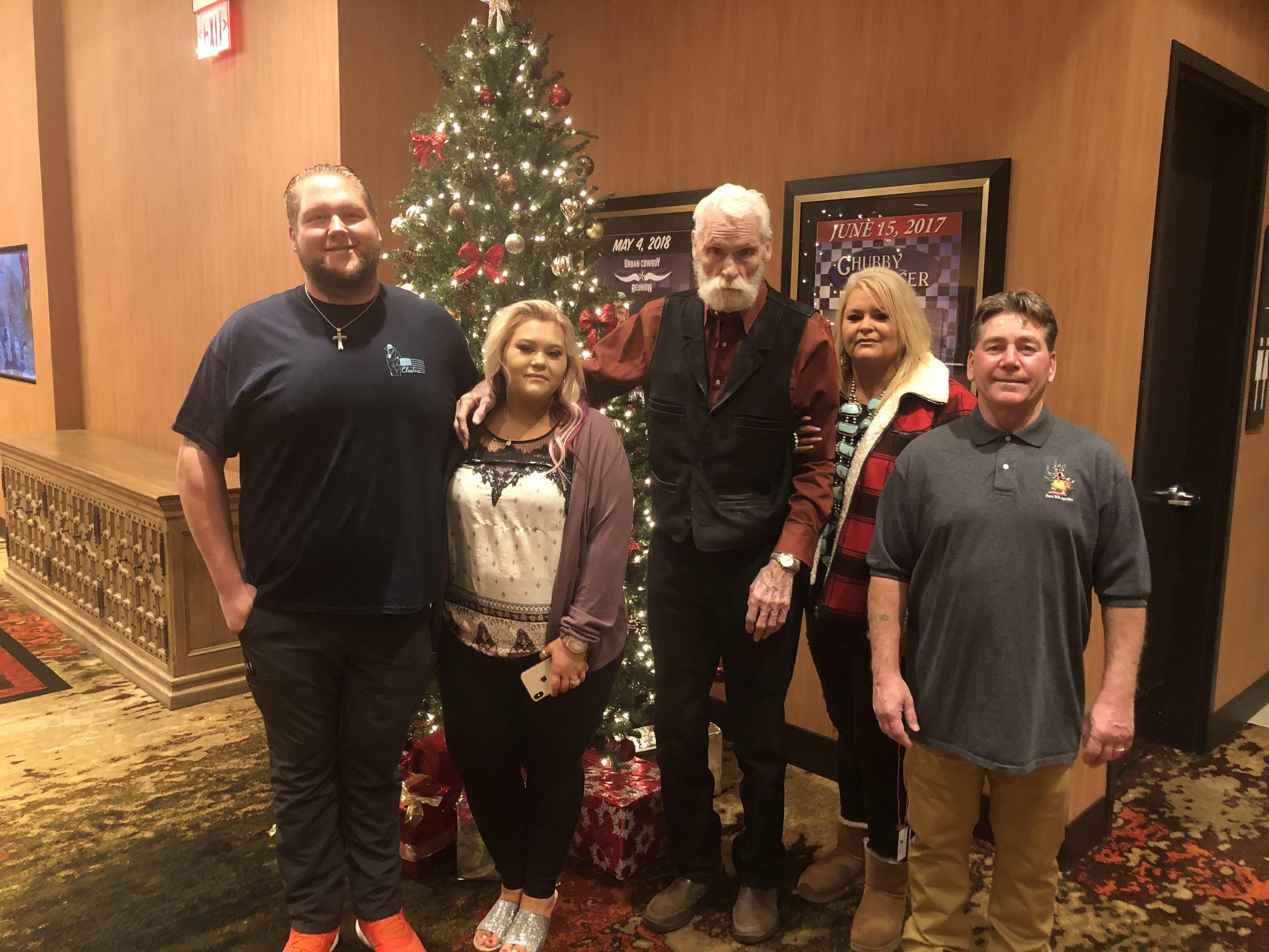 A group of people posing for a photo