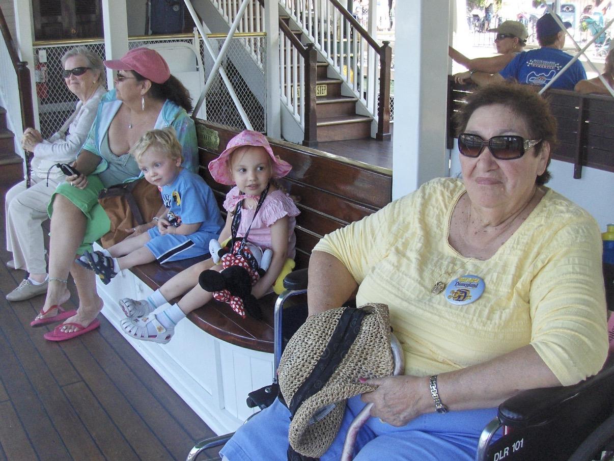 A group of people sitting on a bench