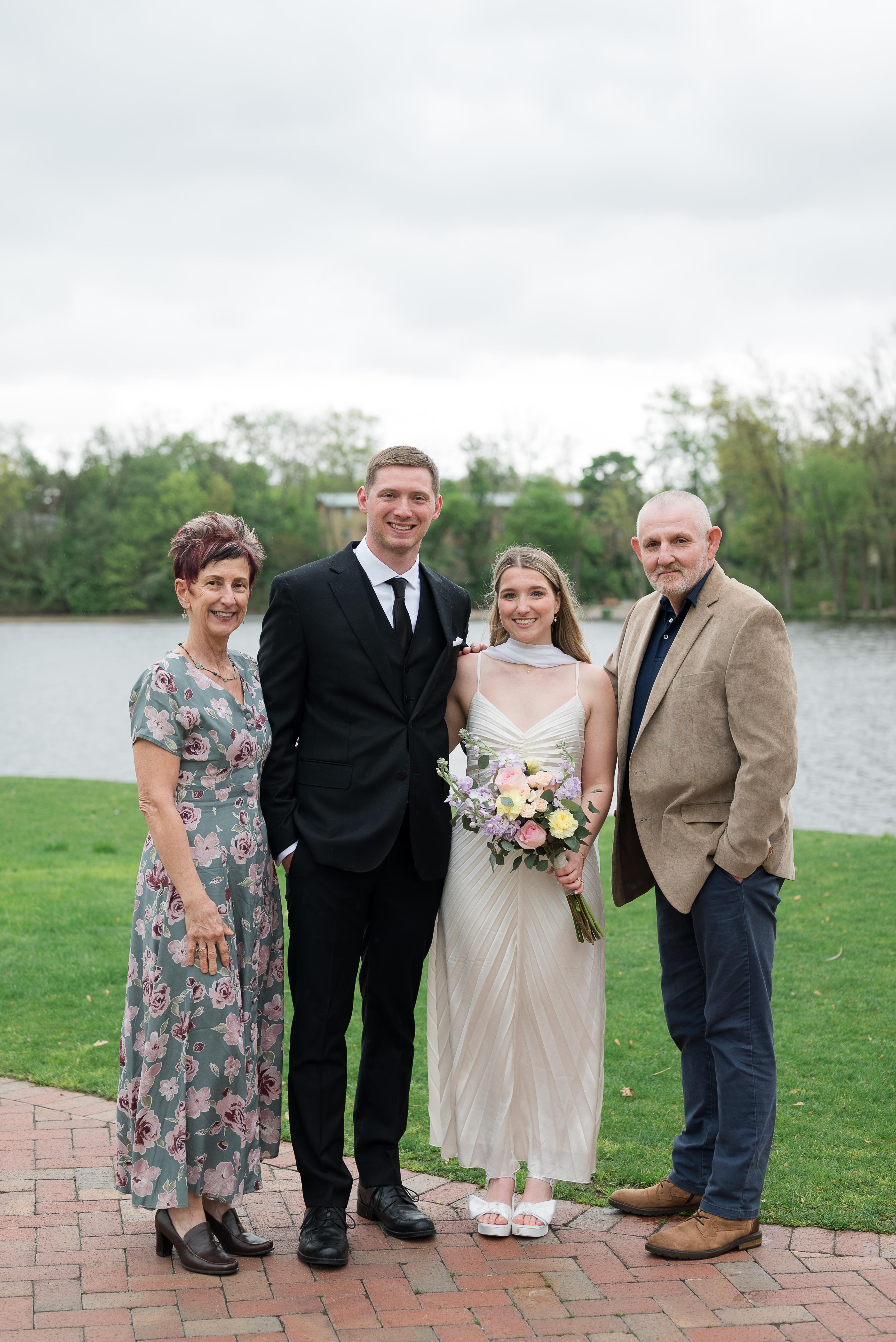 A group of people posing for a photo