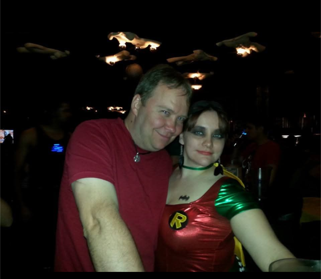 A man and woman in clothing