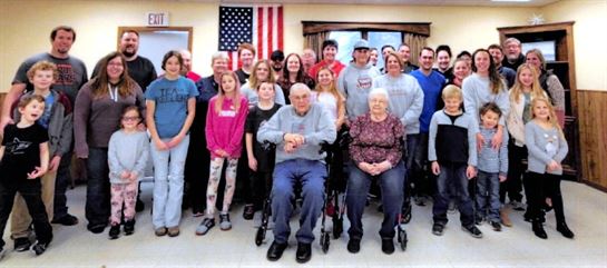 A group of people posing for a photo