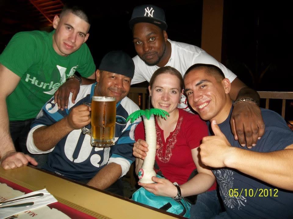A group of people posing for a photo
