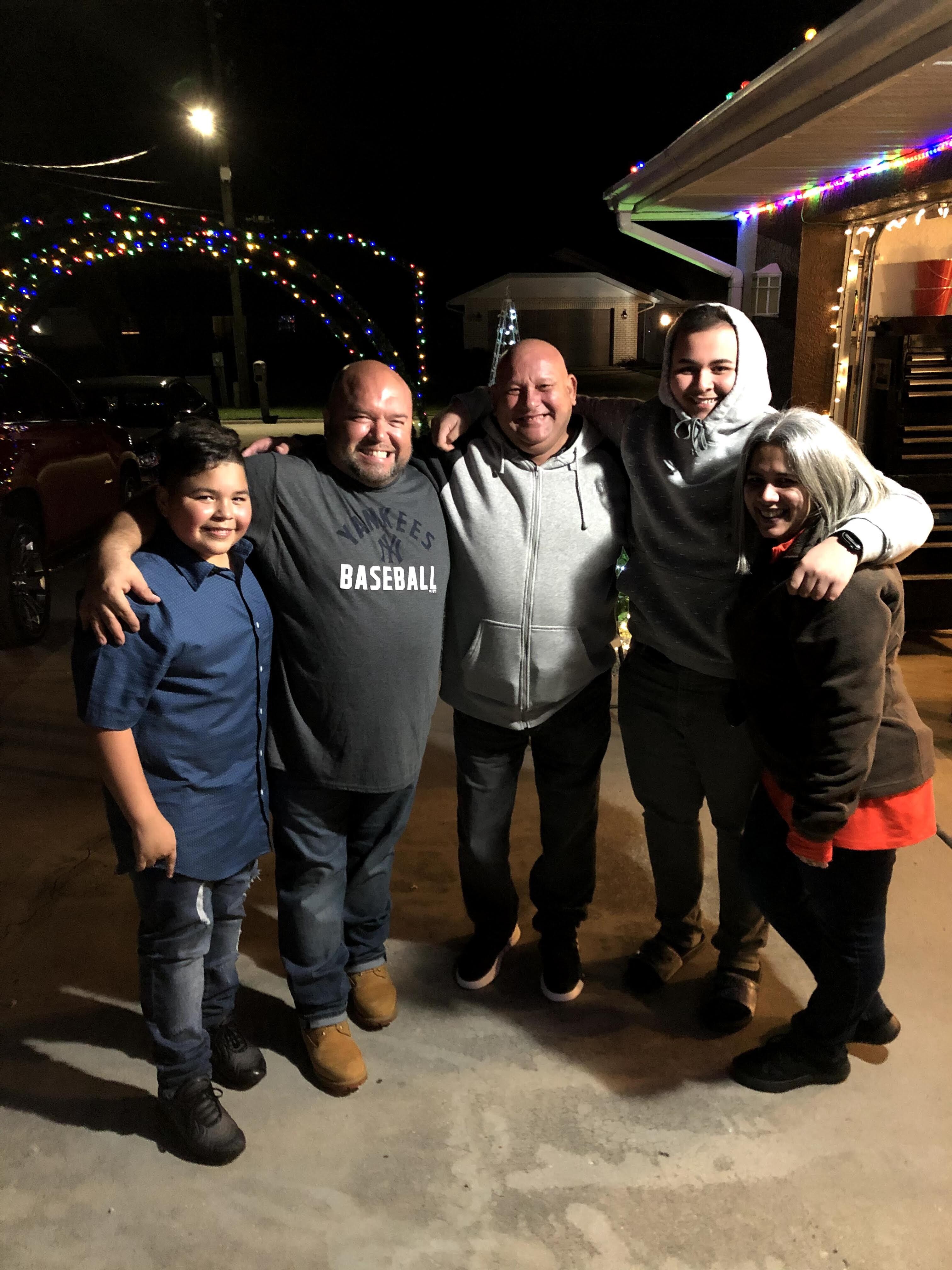 A group of people posing for a photo