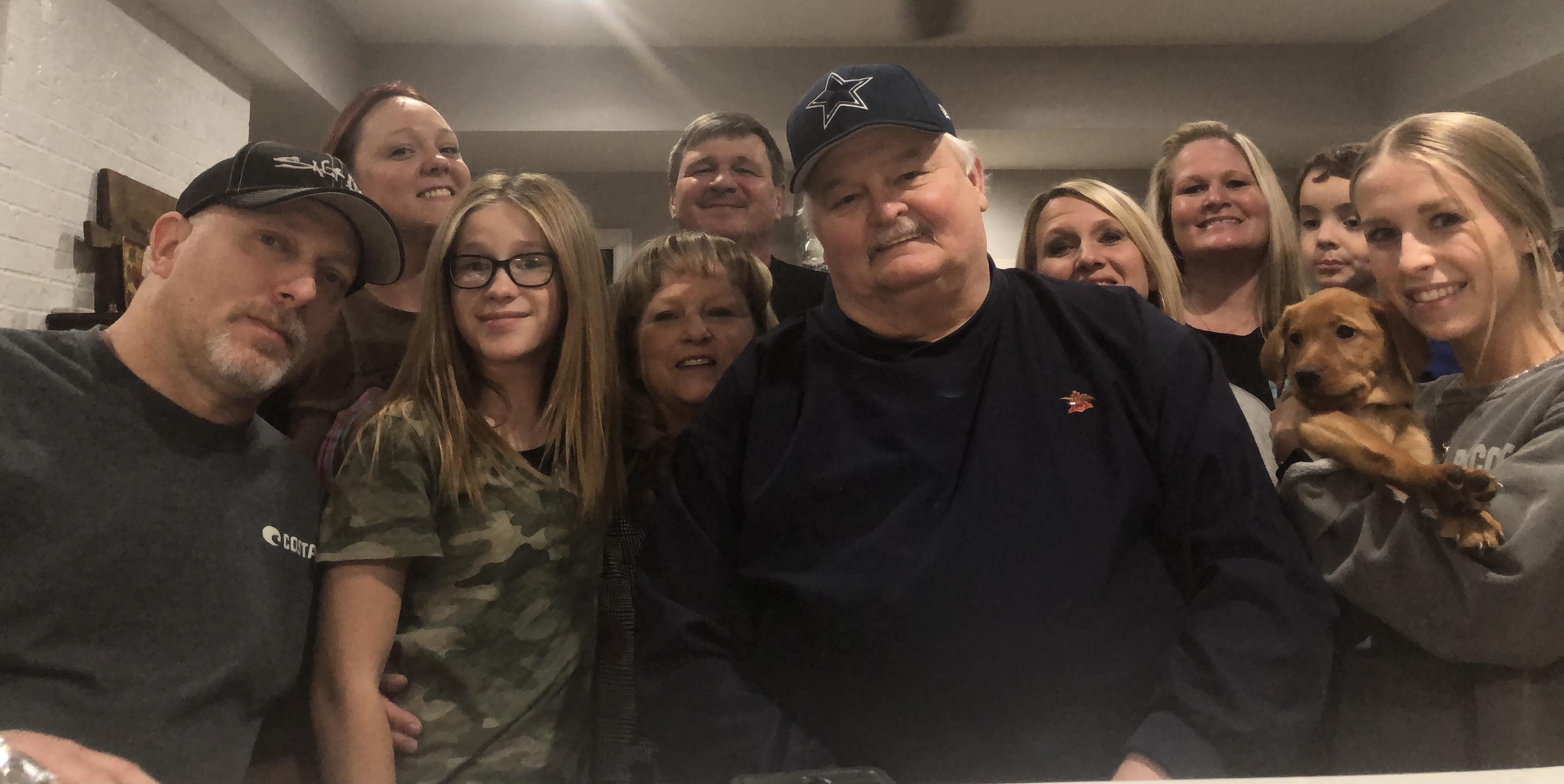 A group of people posing for a photo