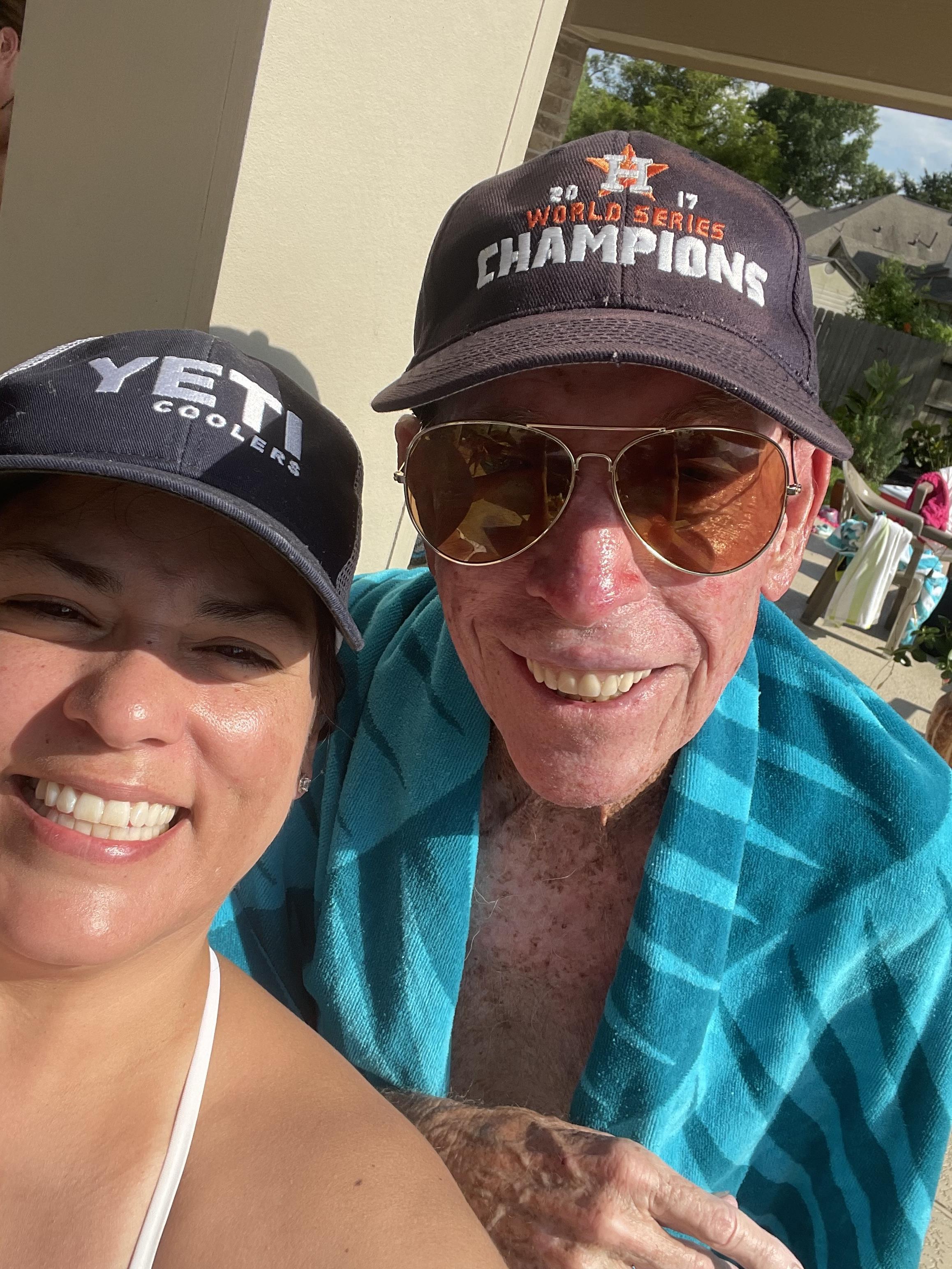 A man and woman taking a selfie