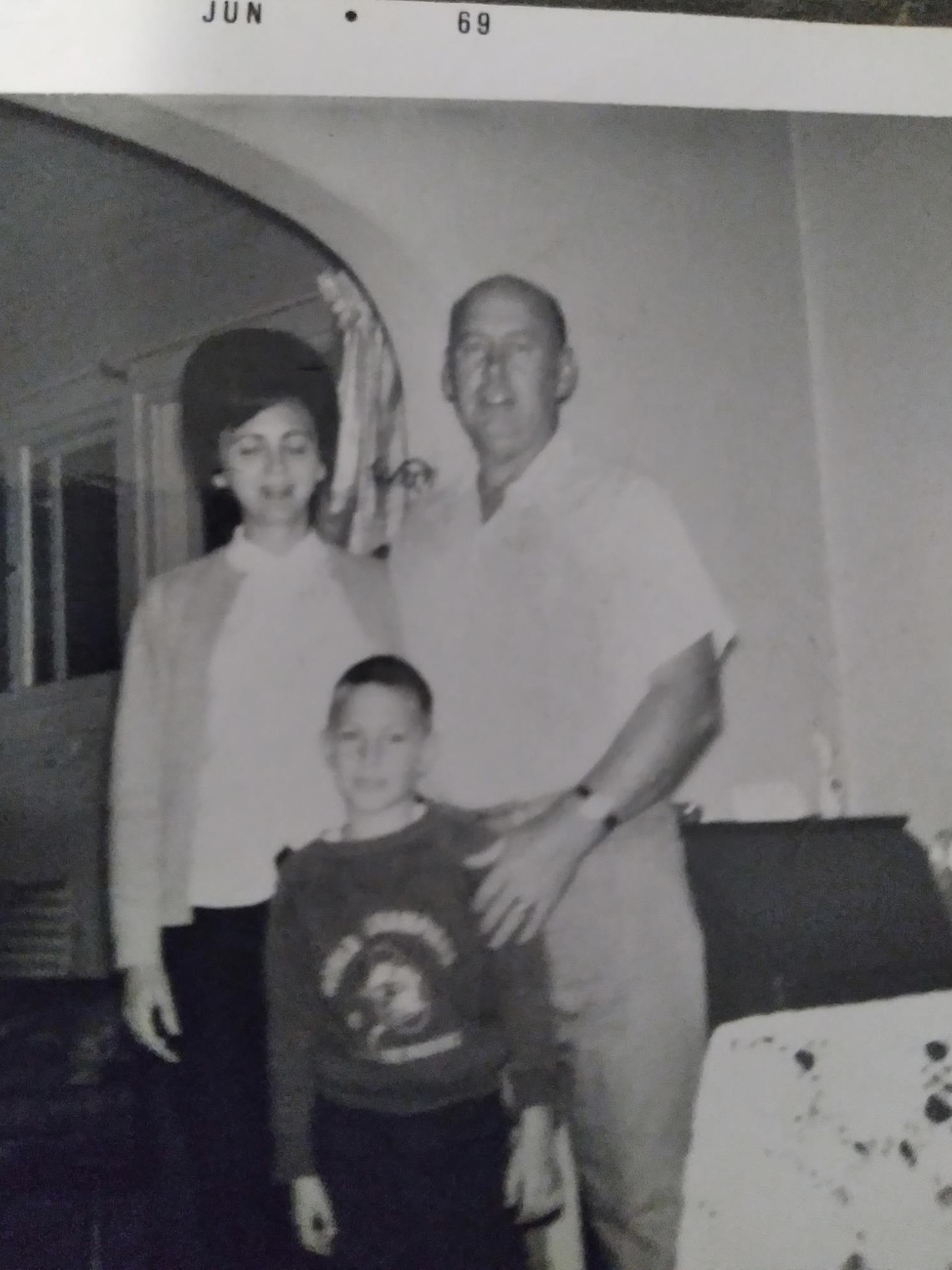 A family posing for a picture