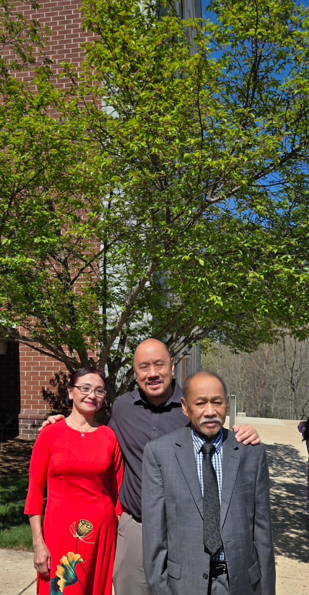 A group of people posing for a picture