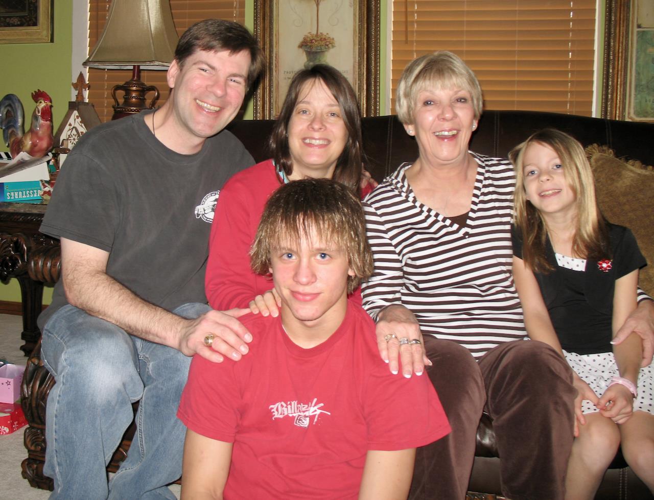 A group of people posing for a photo