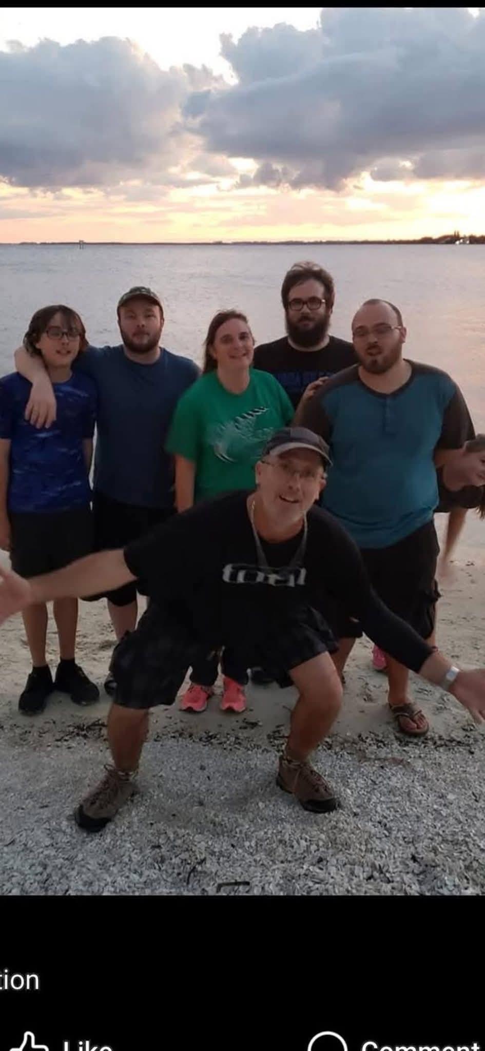 A group of people posing for a photo