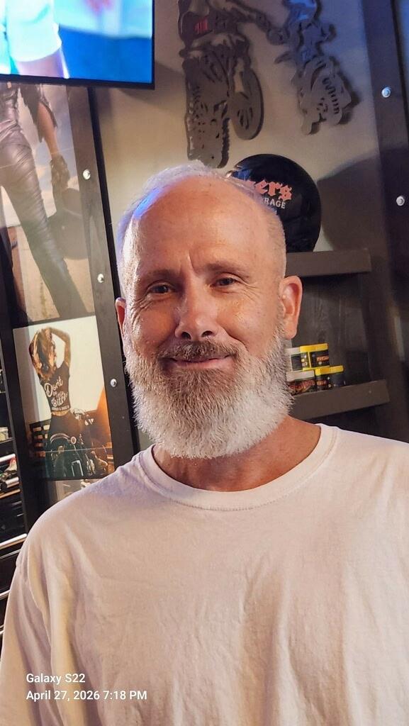 A man with a beard