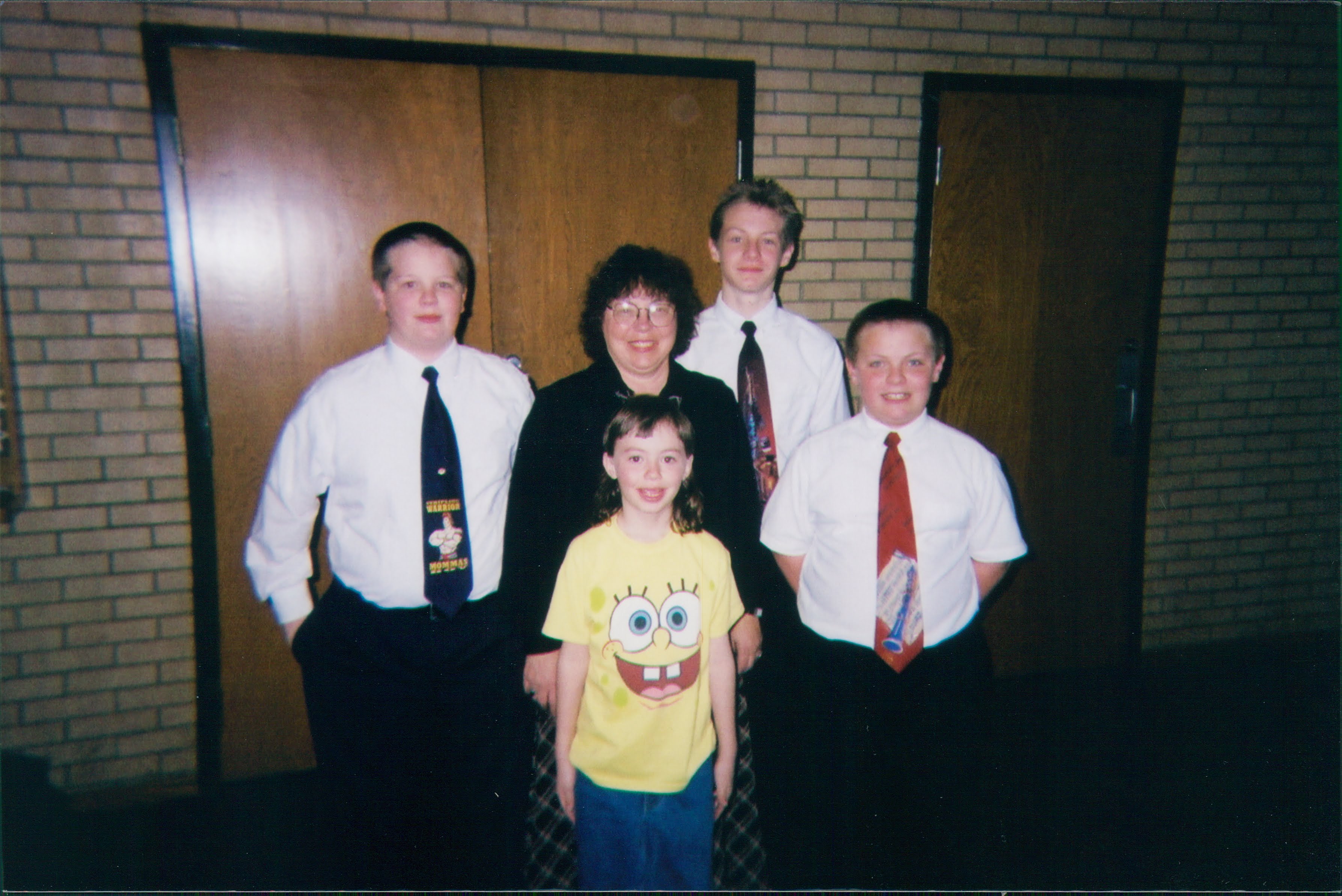 A group of people posing for a photo