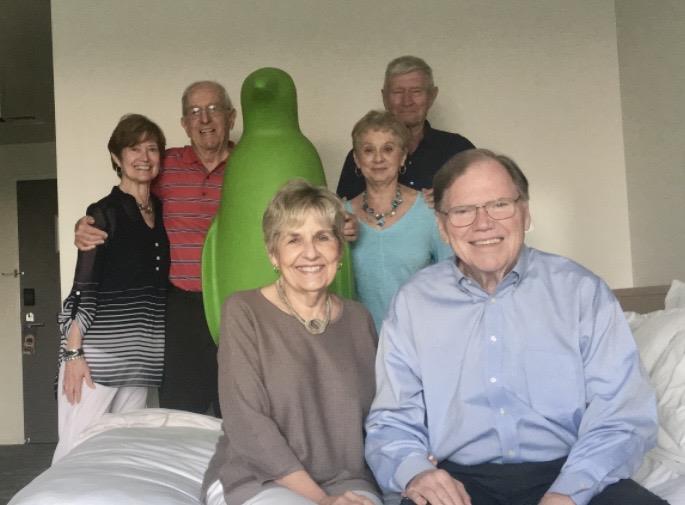 A group of people posing for a photo