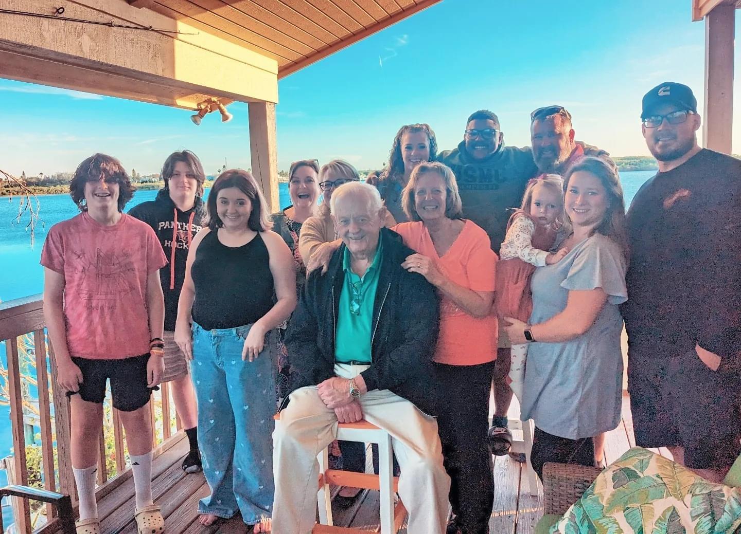 A group of people posing for a photo