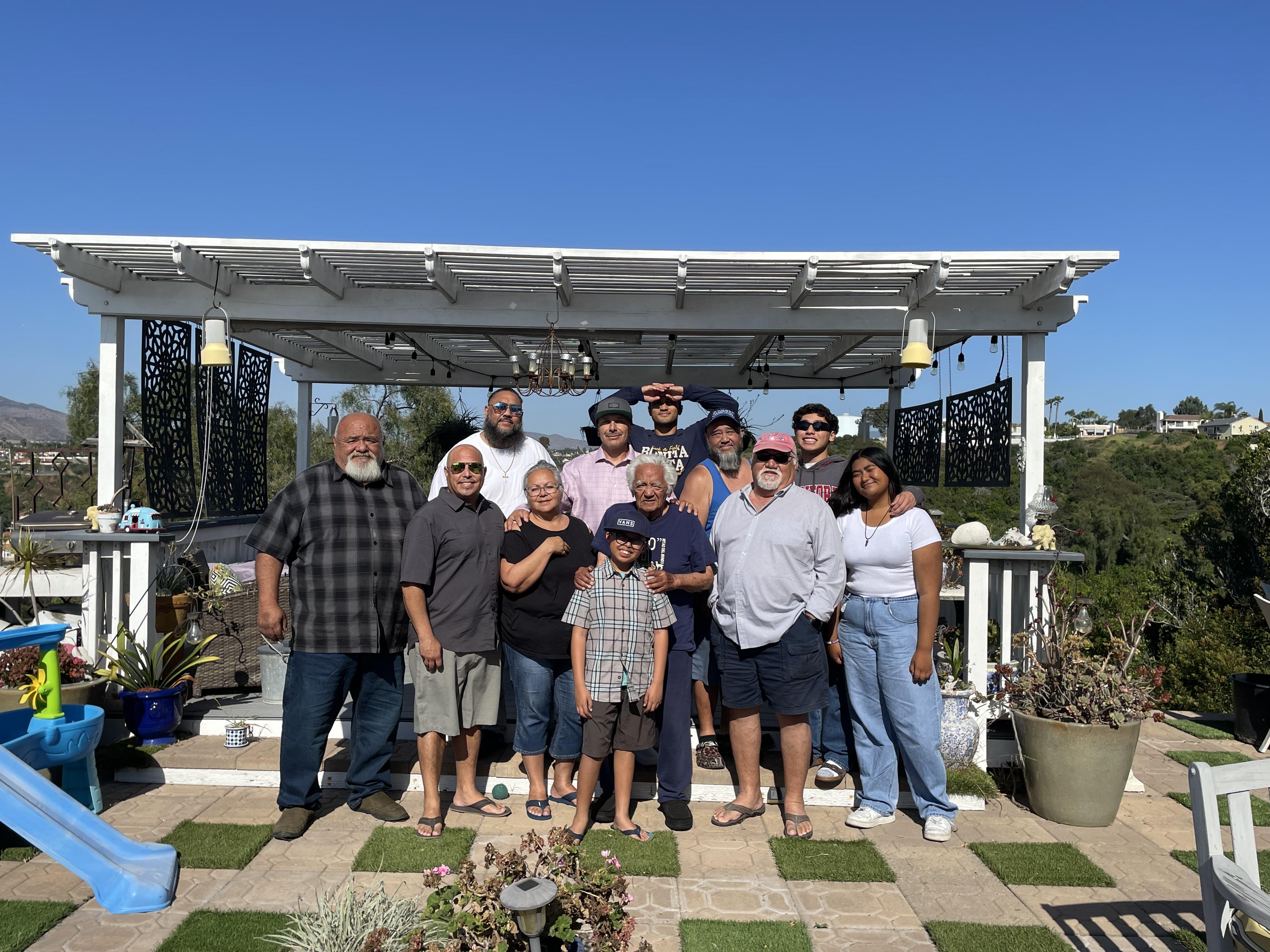 A group of people posing for a photo
