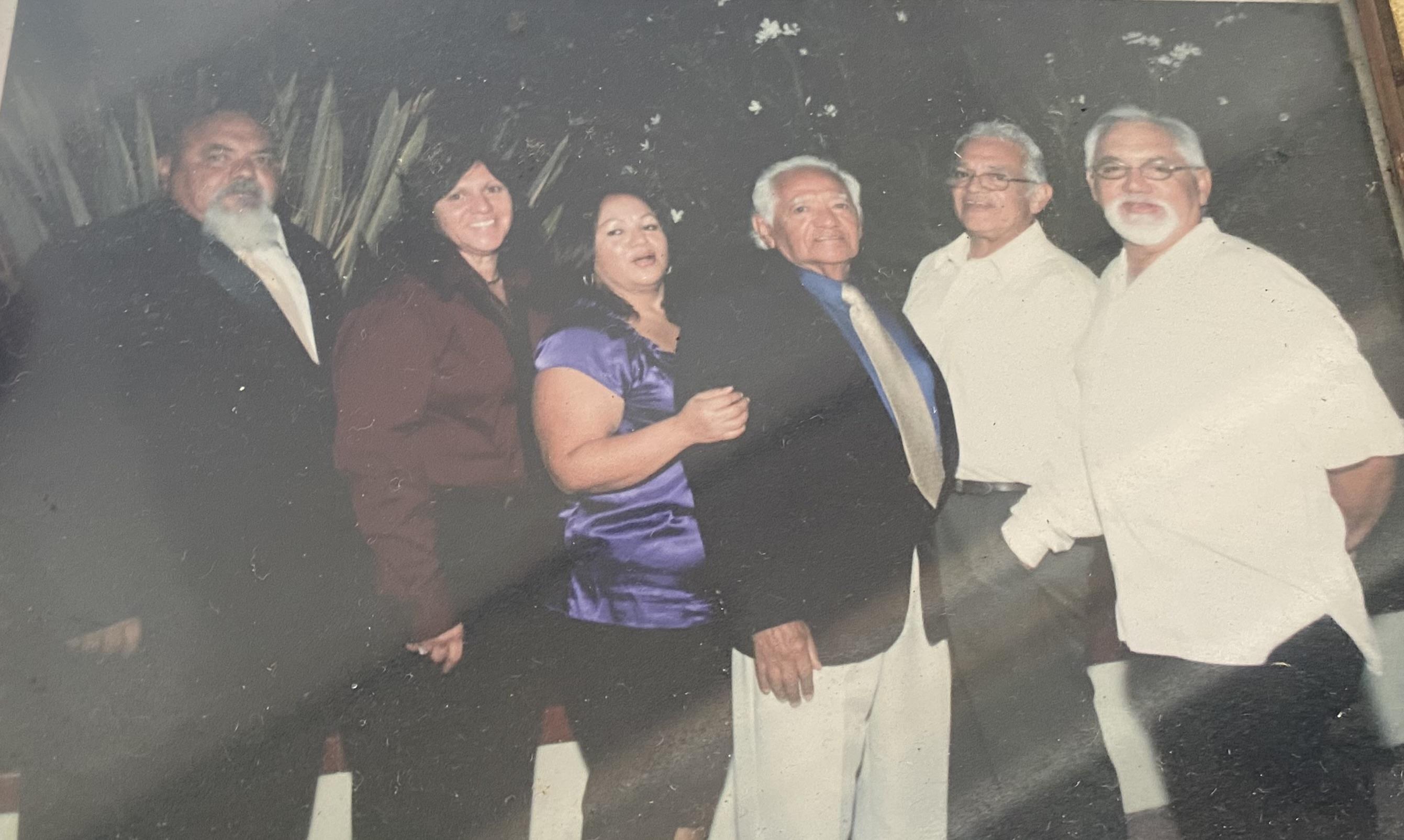 A group of people posing for a photo
