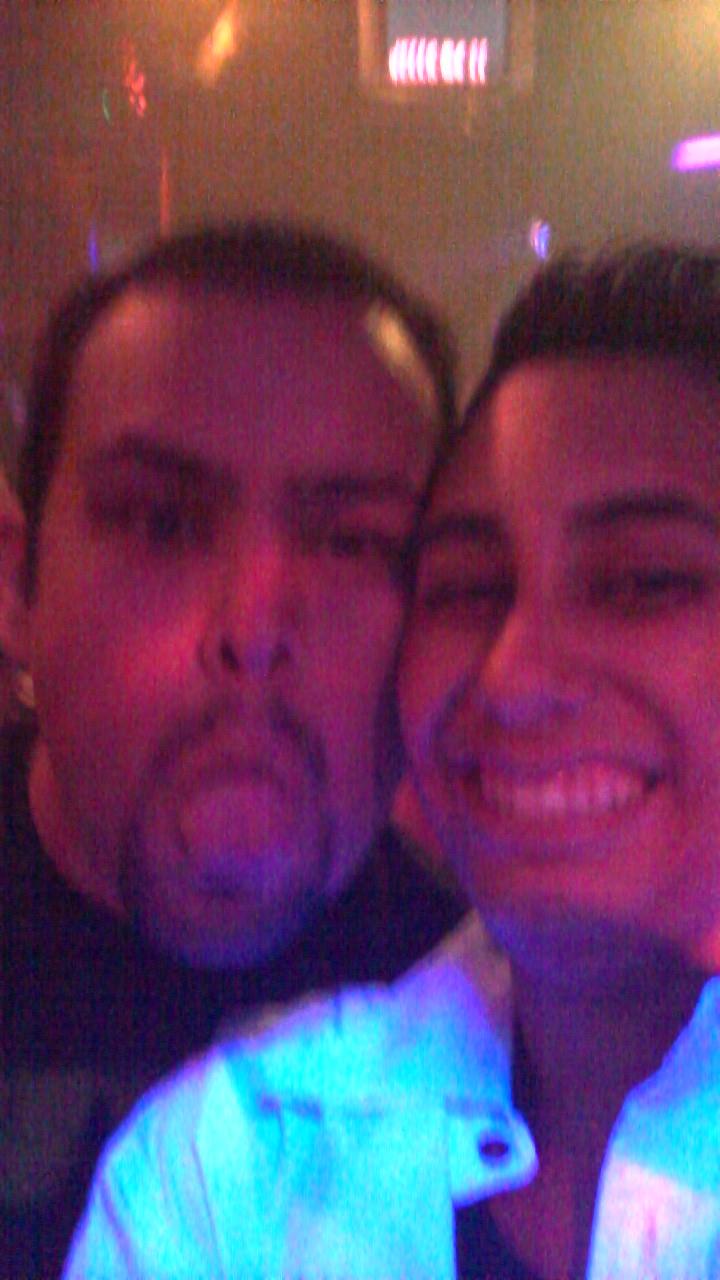 A selfie of two men