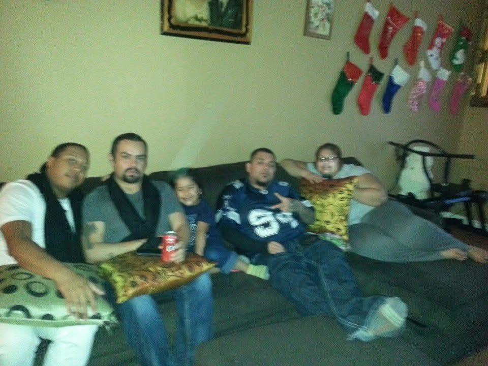 A group of people sitting on a couch