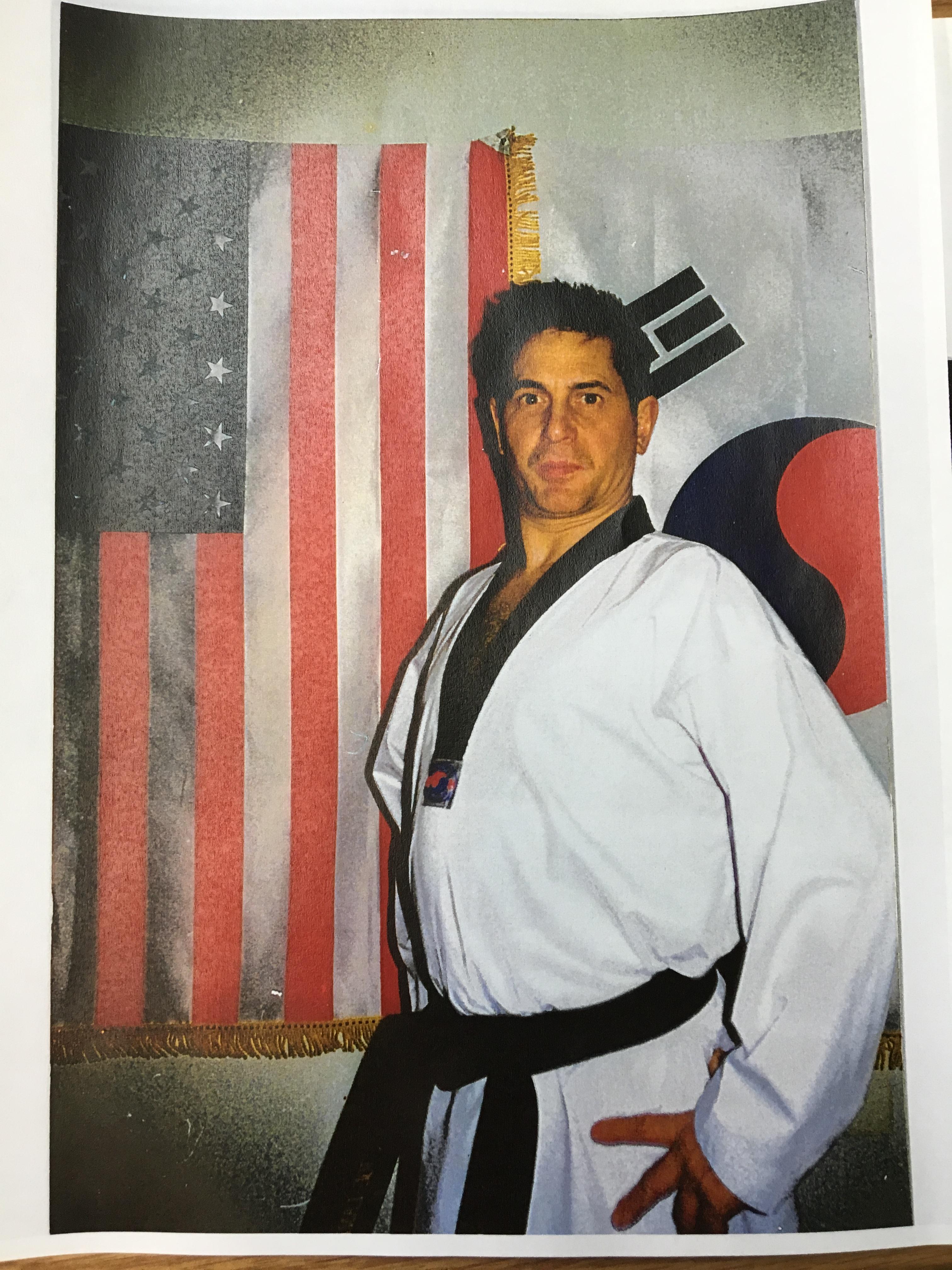 A man in a white kimono