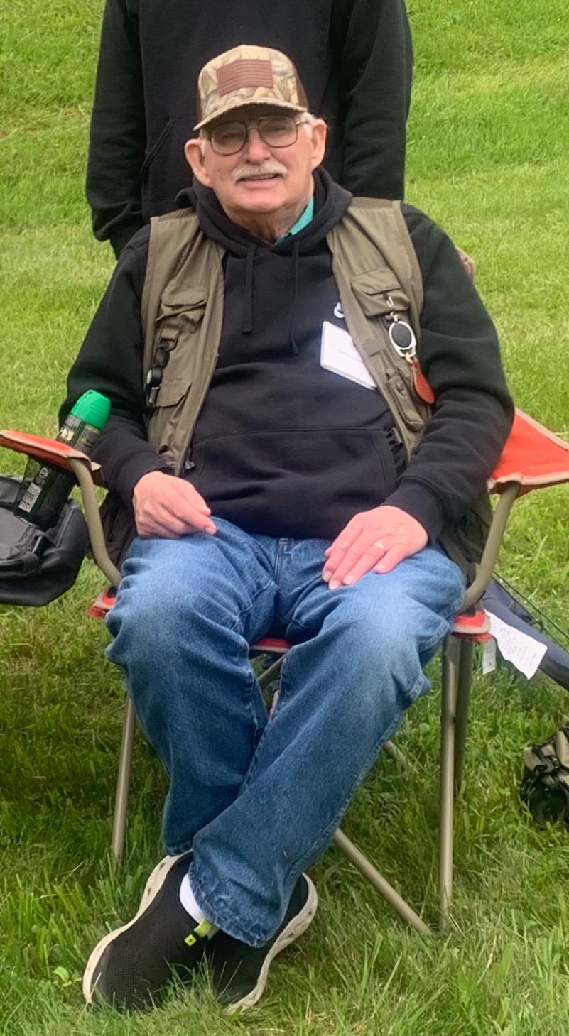 A man sitting in a chair