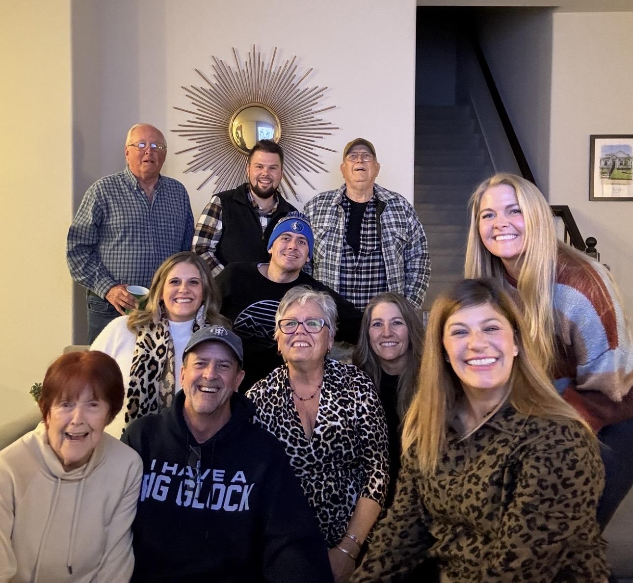 A group of people posing for a photo