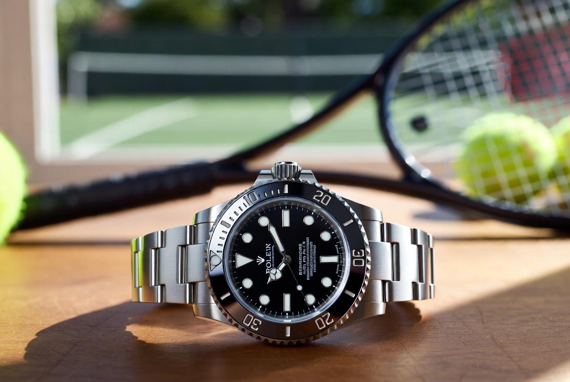 A watch on a table