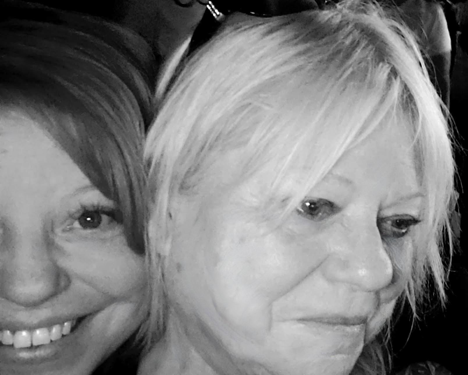 A close-up of two women