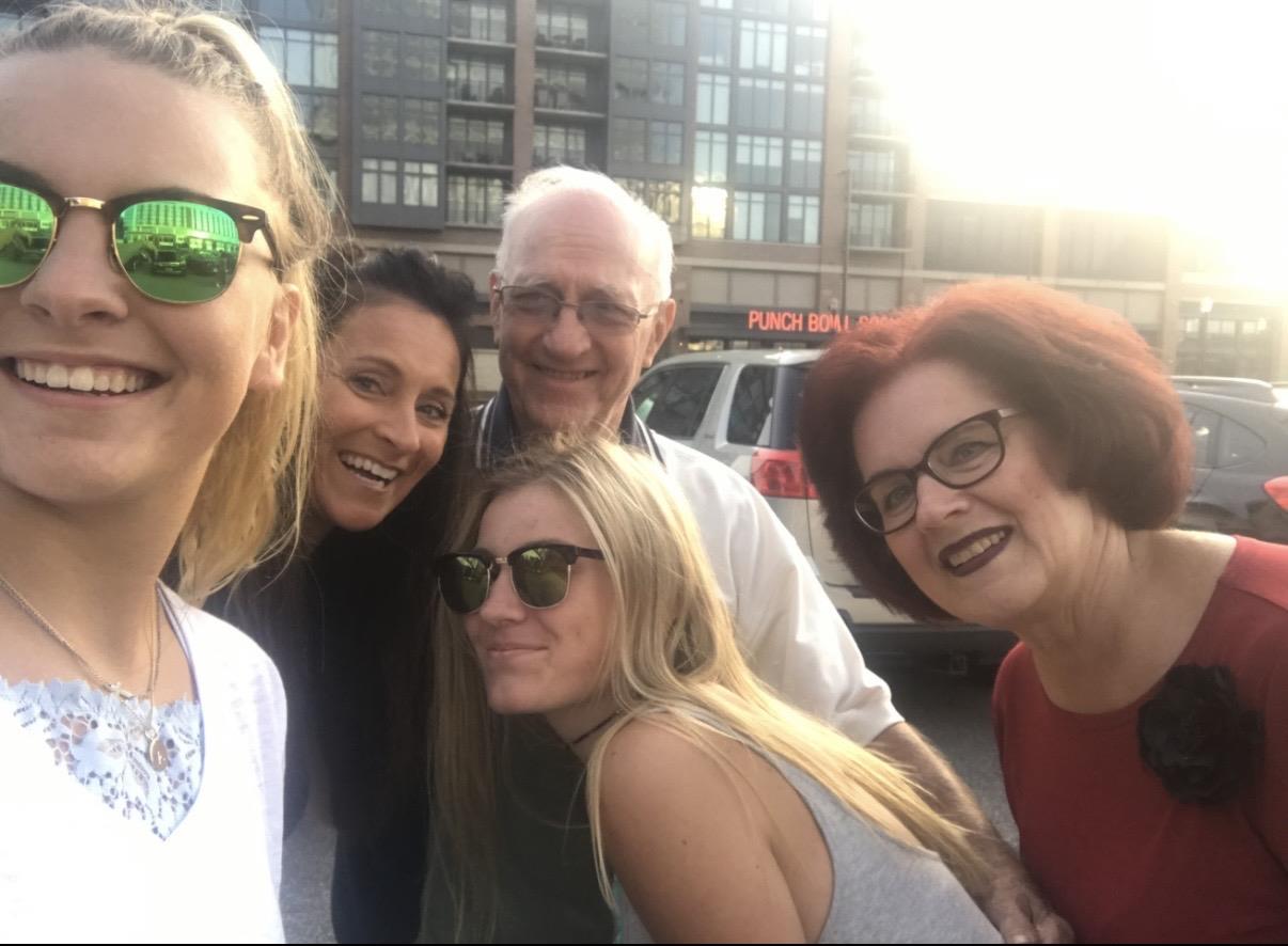 A group of people posing for a photo