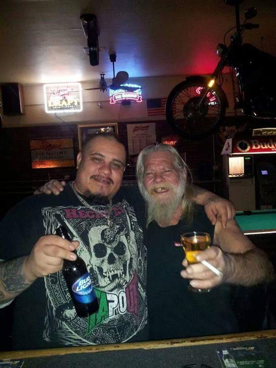 Two men posing for a picture