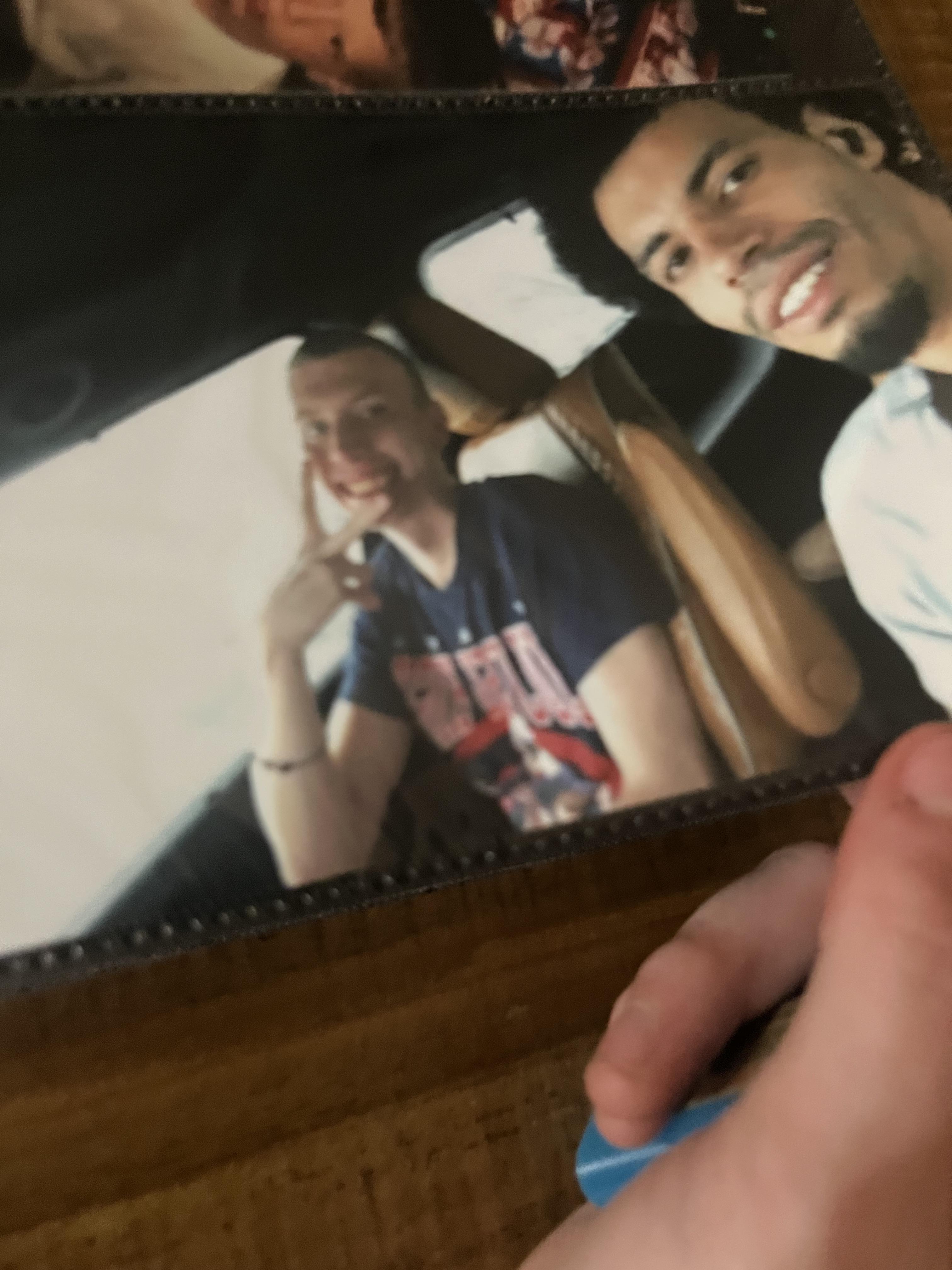 A man taking a selfie