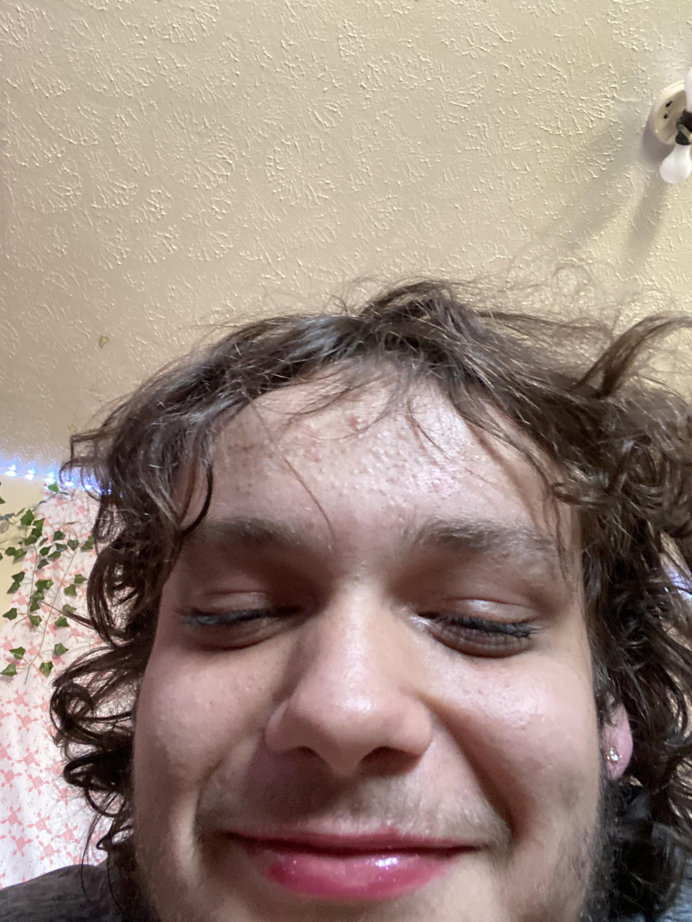 A man taking a selfie