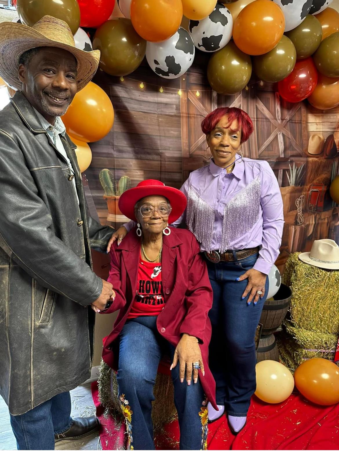 A group of people posing for a photo