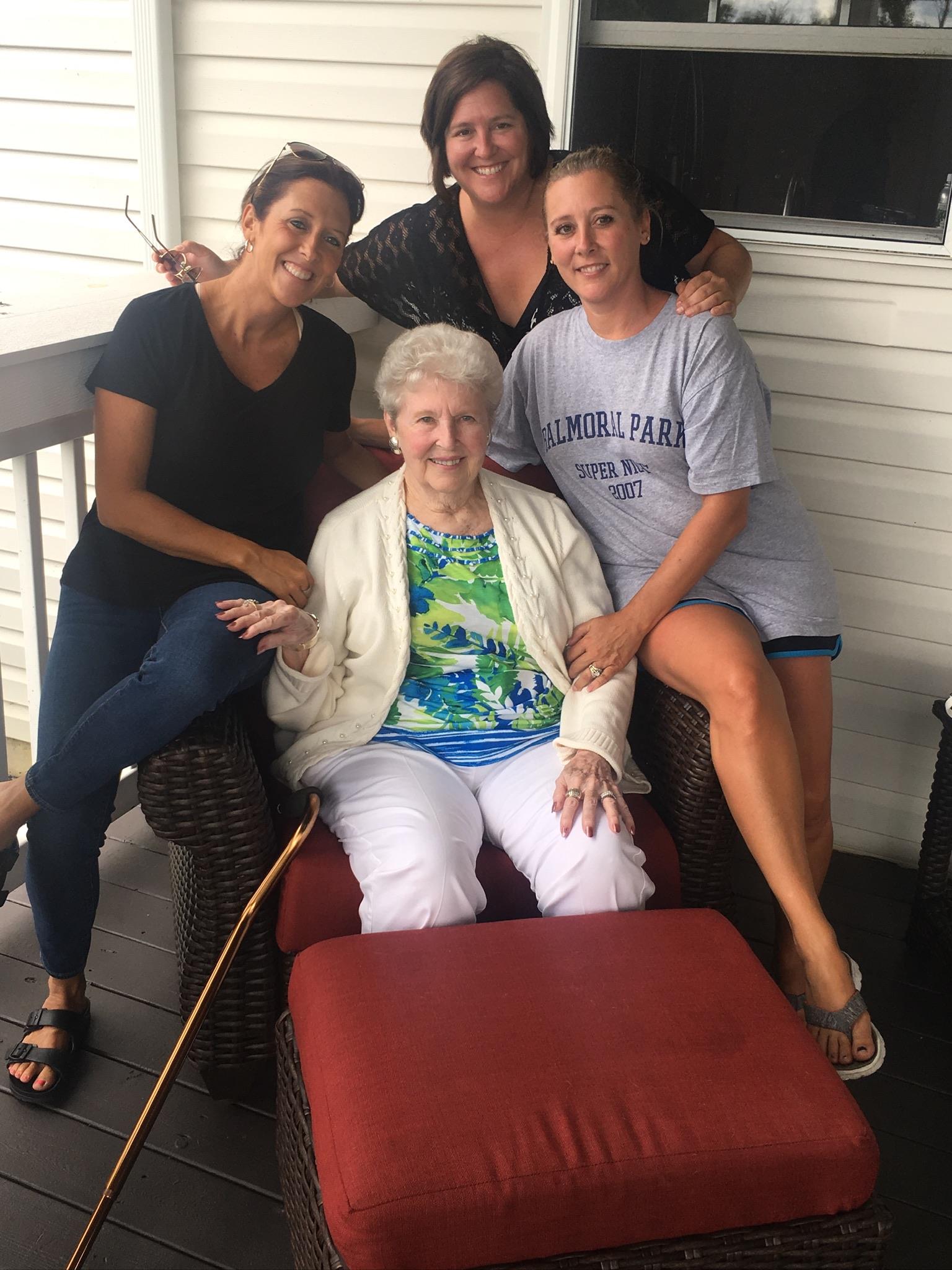A group of women posing for a photo
