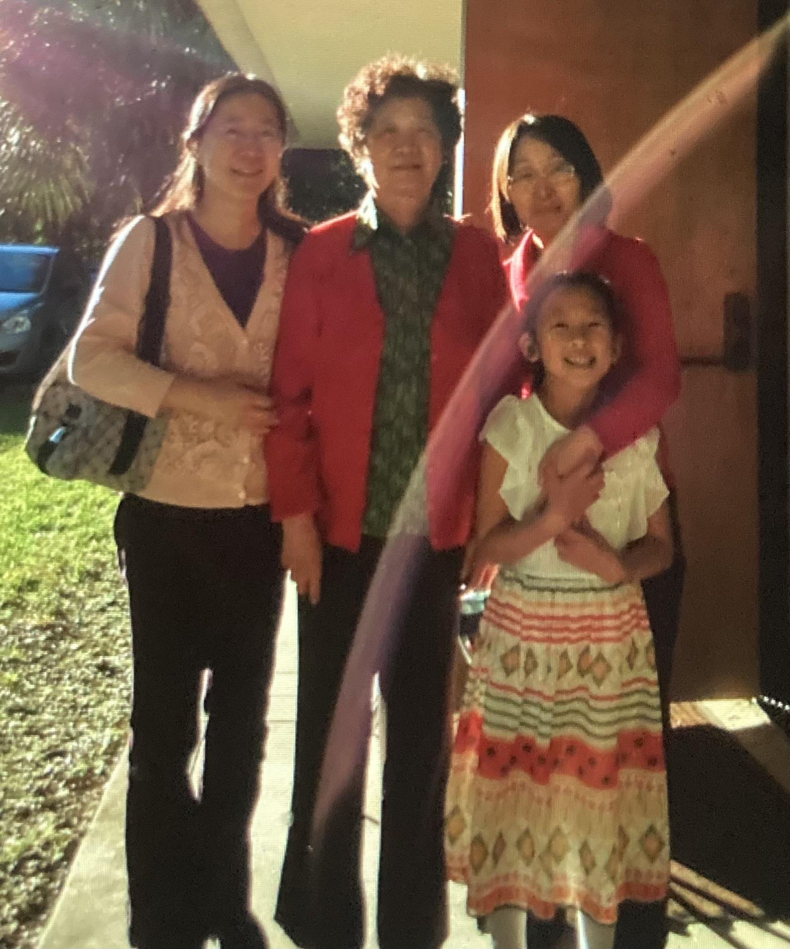 A group of people standing together
