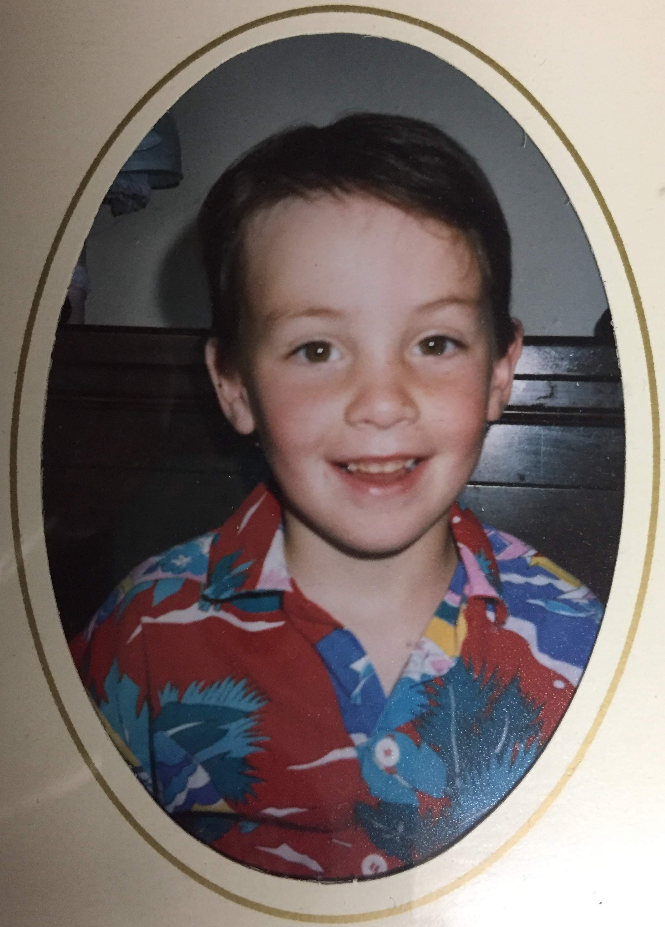 A portrait of a boy
