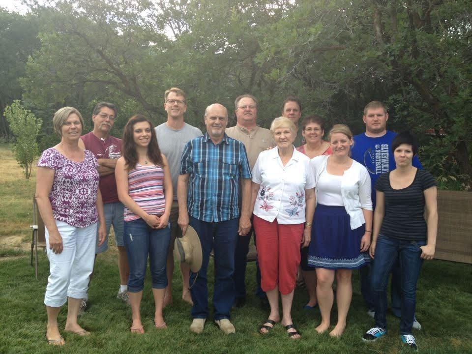 A group of people standing together