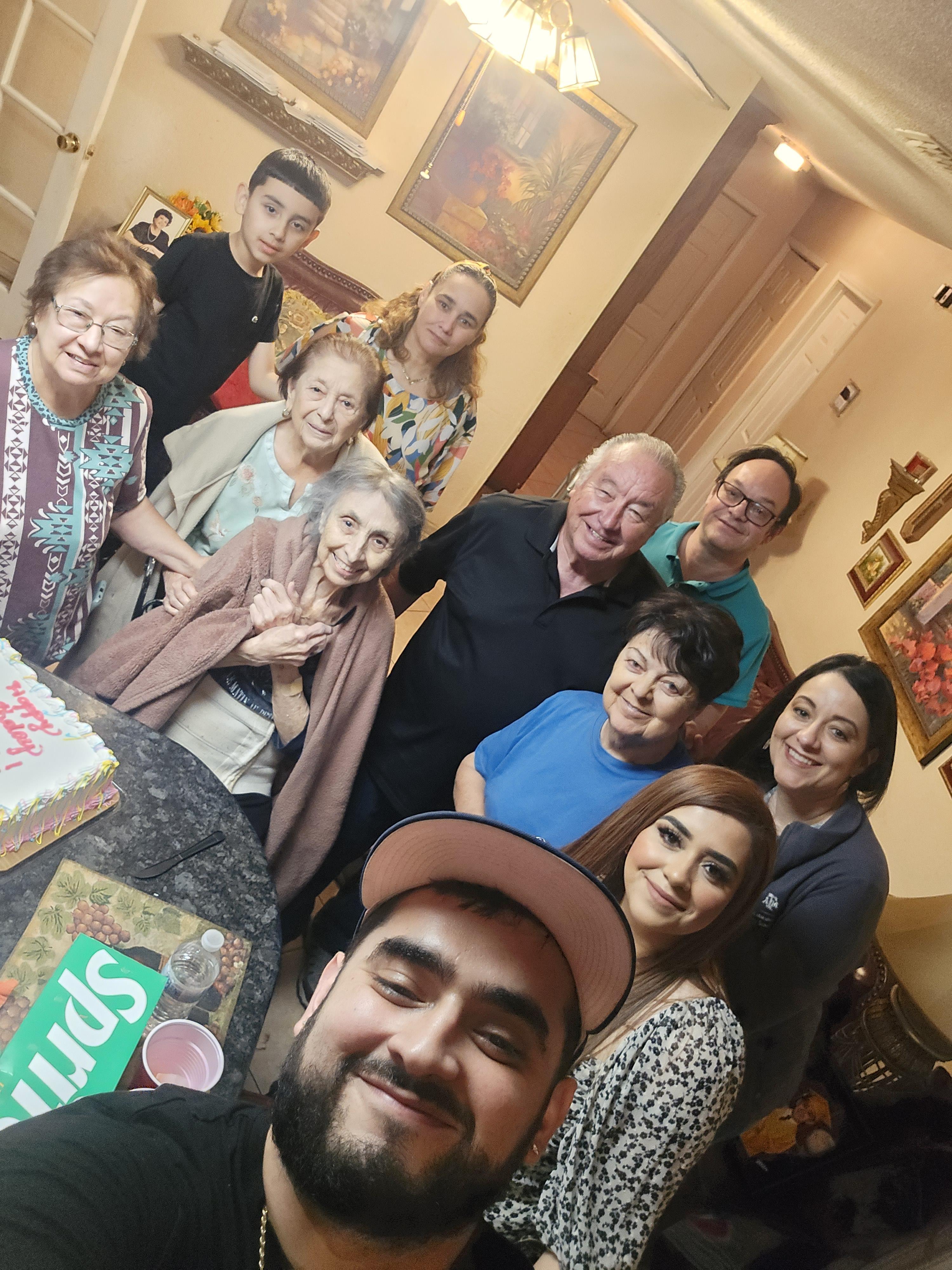 A group of people posing for a photo