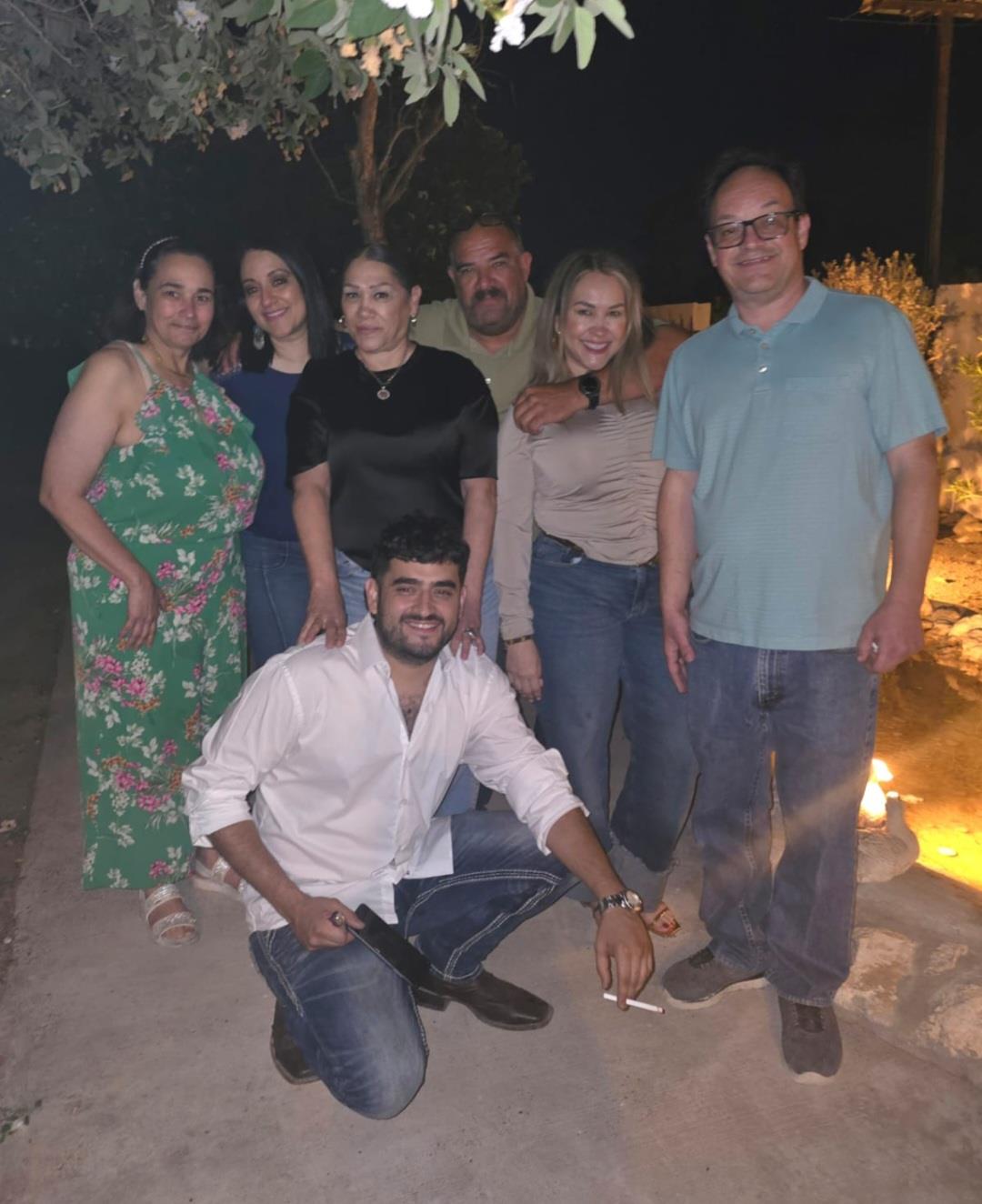 A group of people posing for a photo