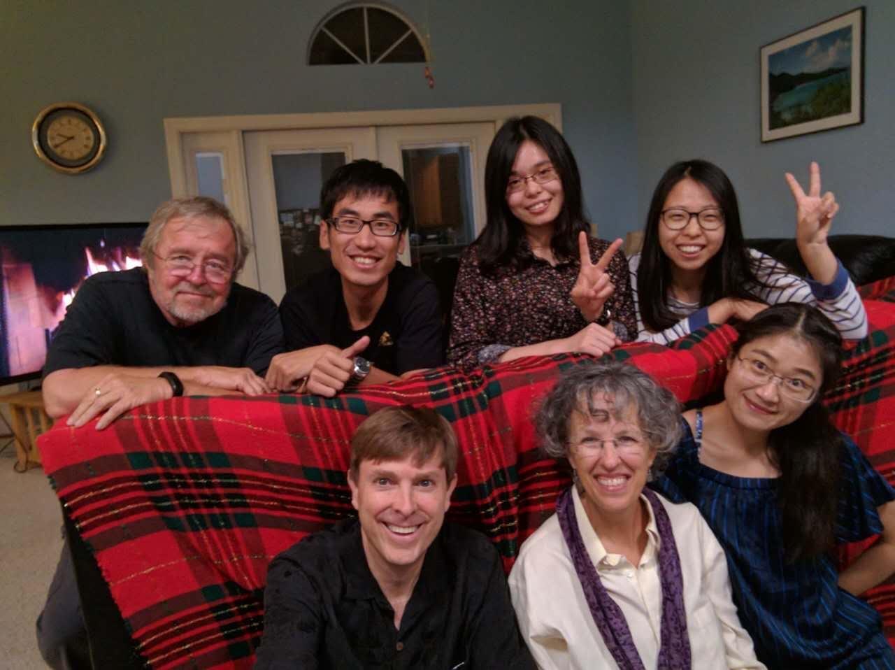 A group of people posing for a photo
