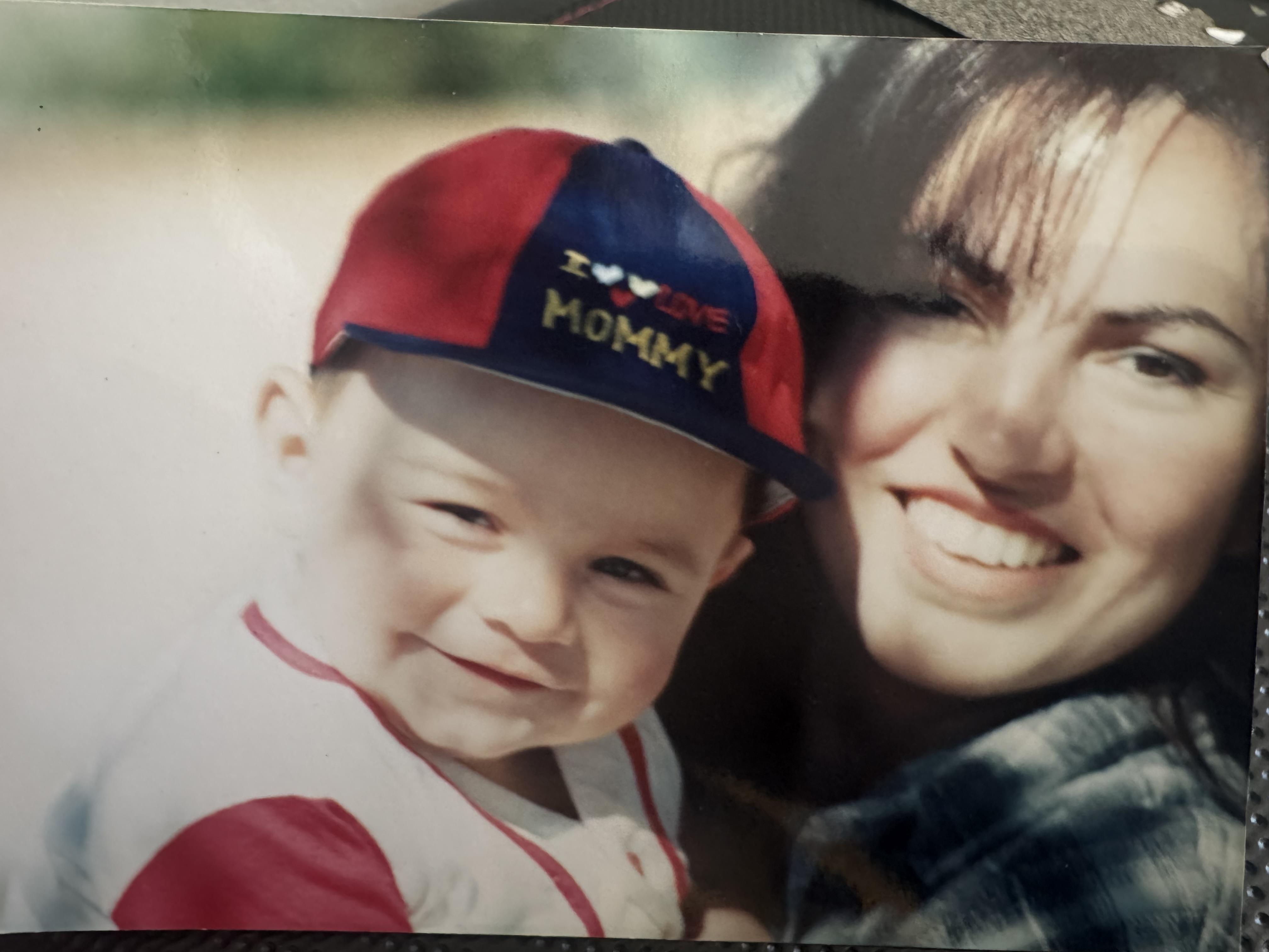 A woman and a baby