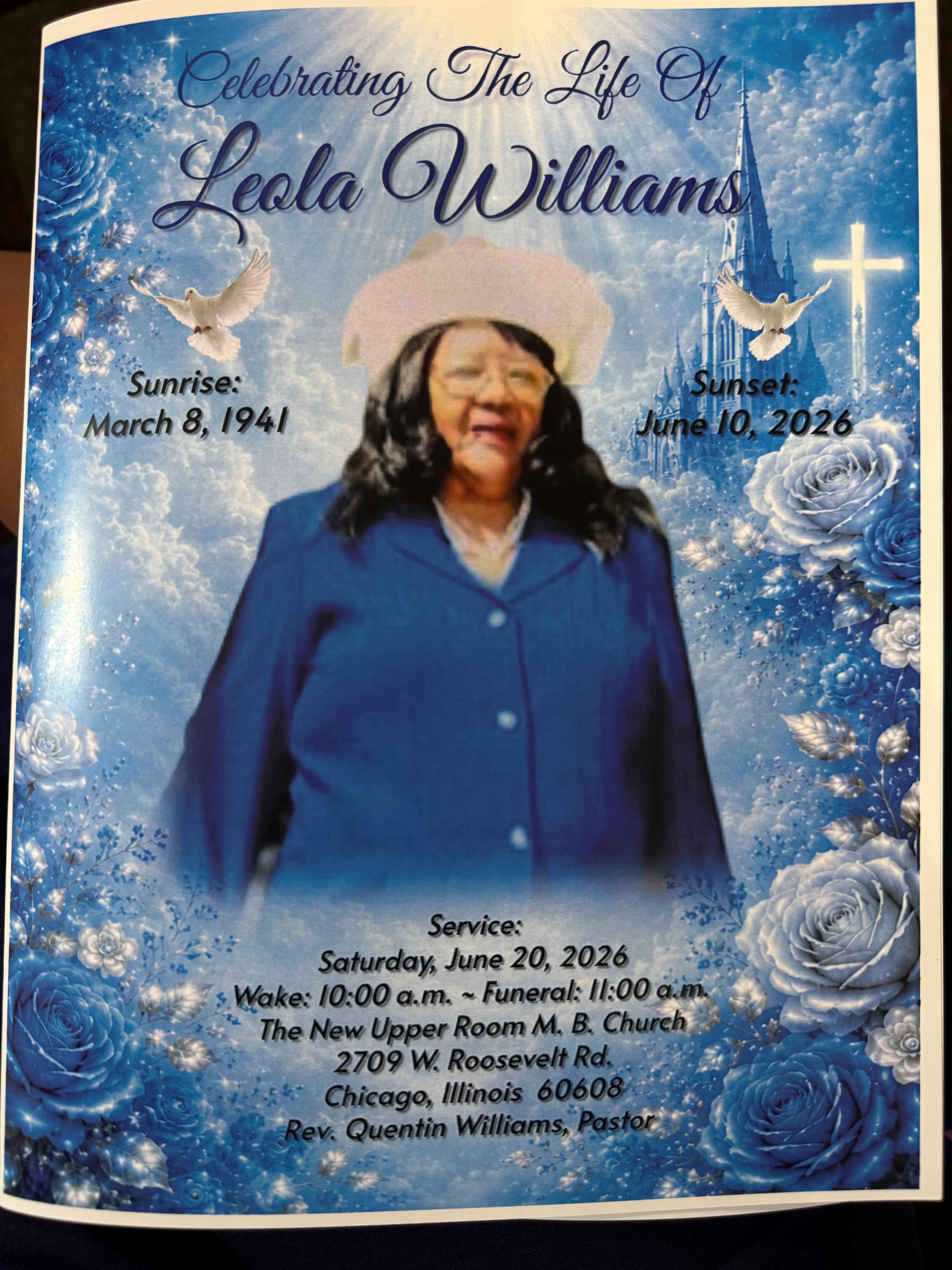 A poster of a woman in blue