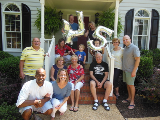 A group of people posing for a photo